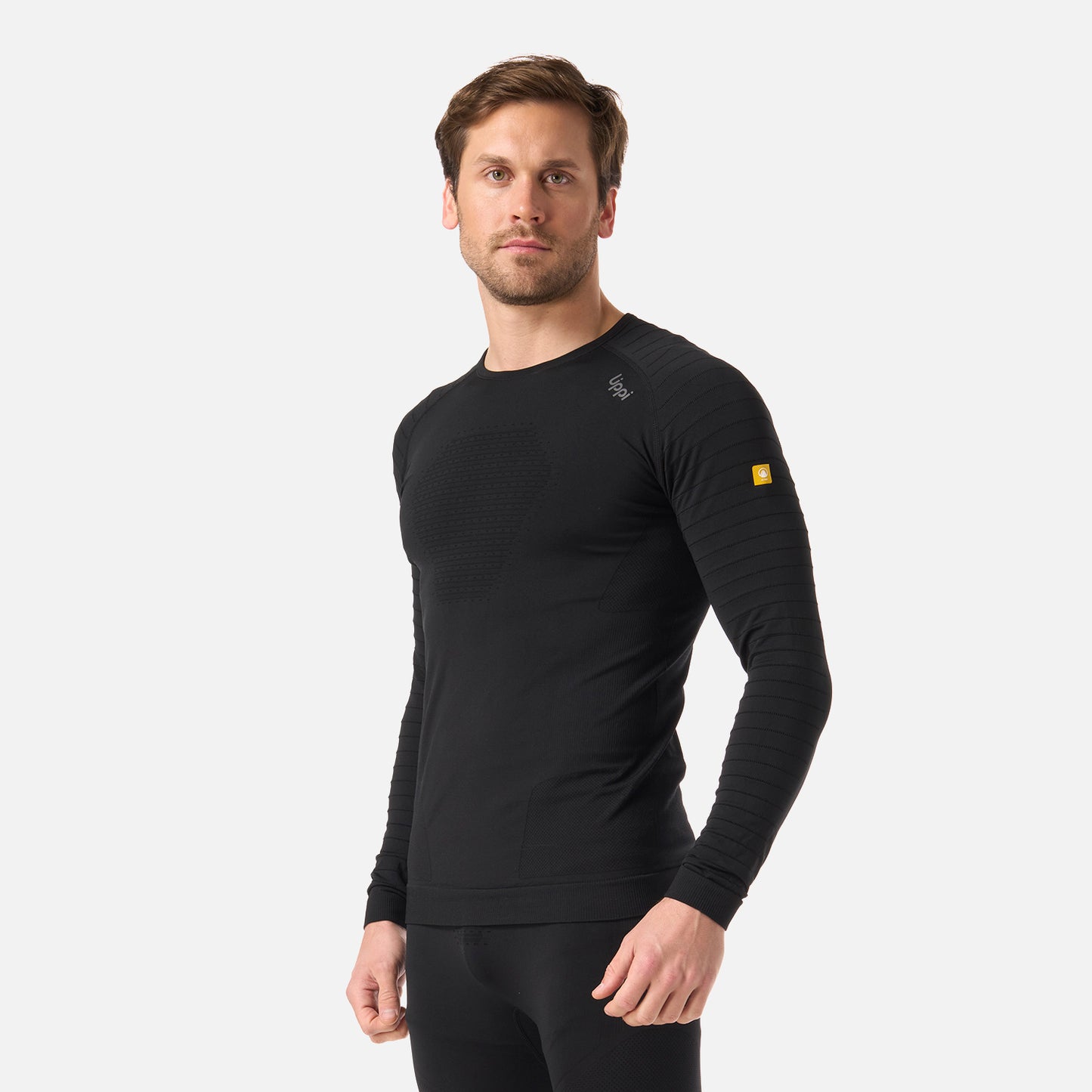 Primera Capa Hombre Skintec Active Warm Top Negro Lippi