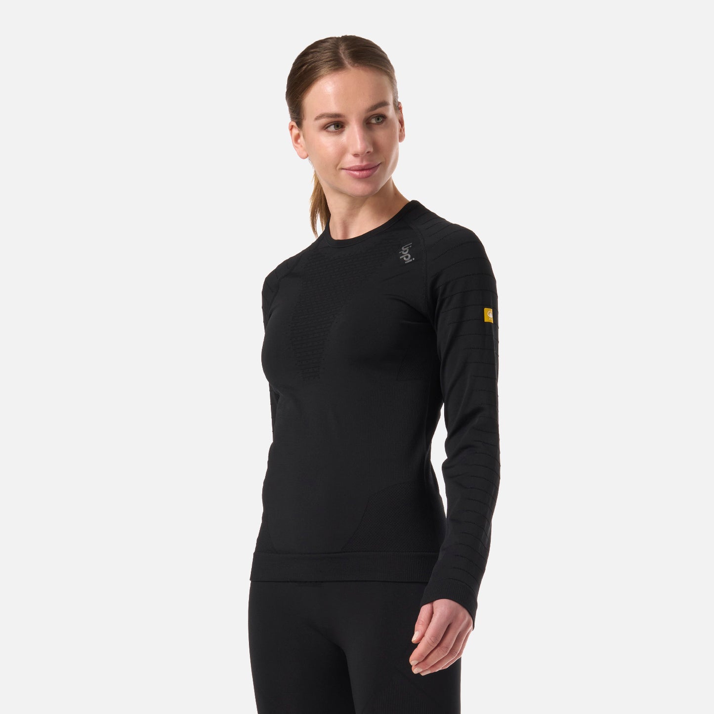Primera Capa Mujer Skintec Active Warm Top Negro Lippi