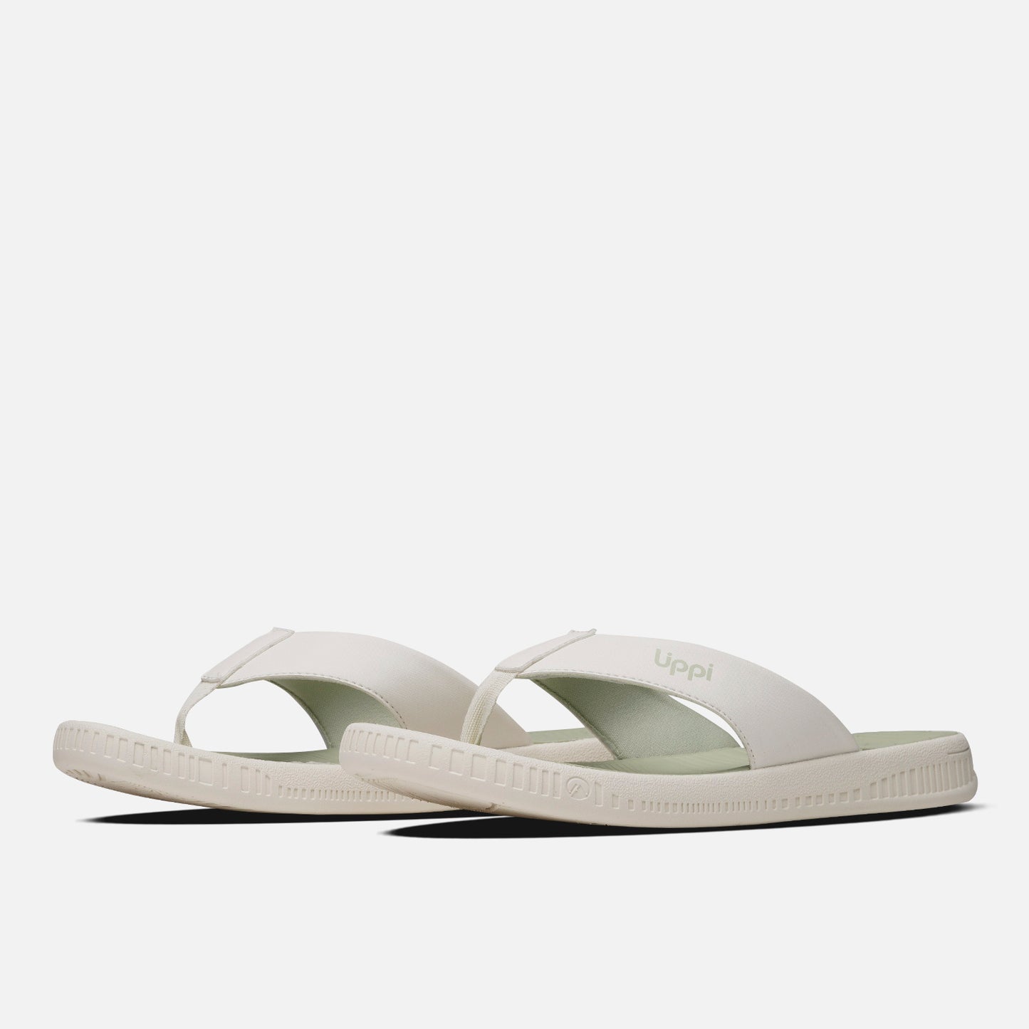 Sandalia Mujer Take Go Crema / Verde Lippi