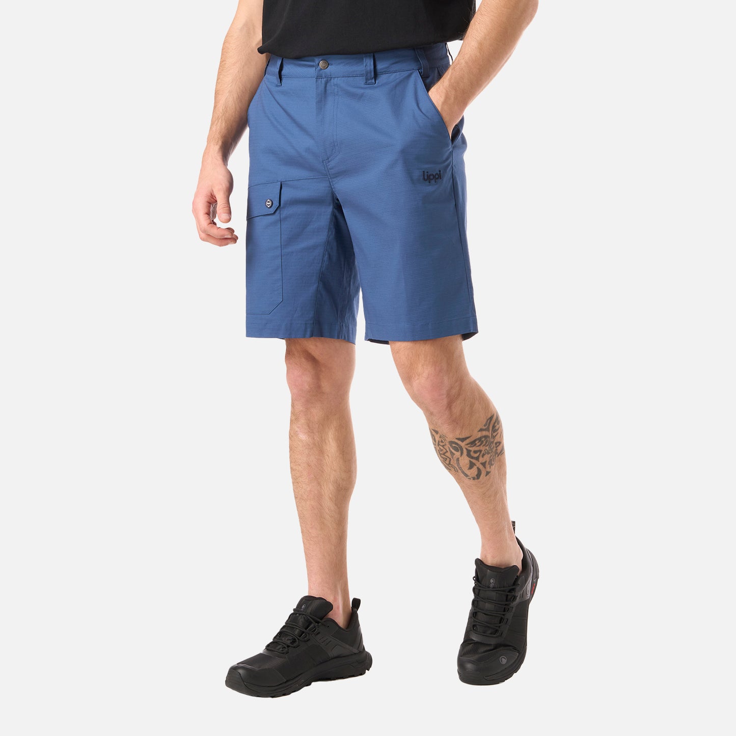 Short Hombre Camp Pro Q-Dry Shorts Azul Oscuro Lippi