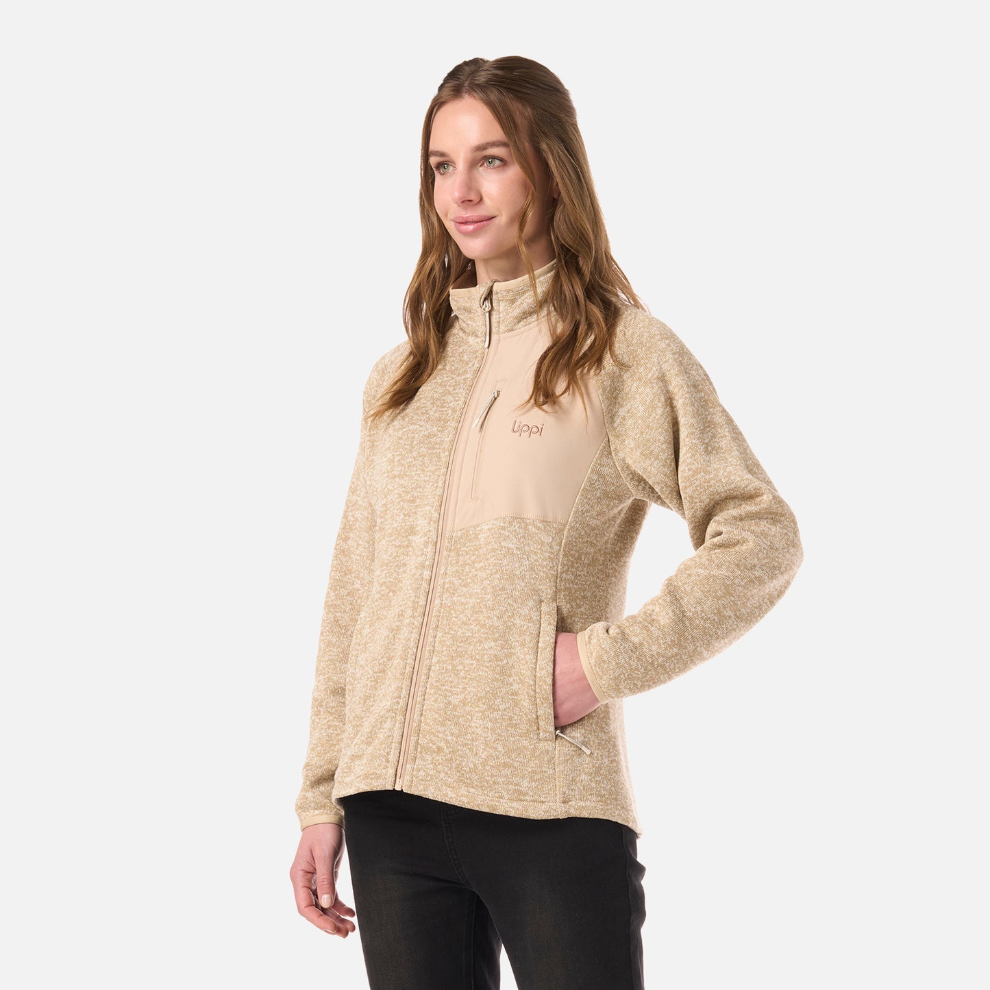 Polar Mujer Coronado Therm-Pro Jacket Beige Melange Lippi