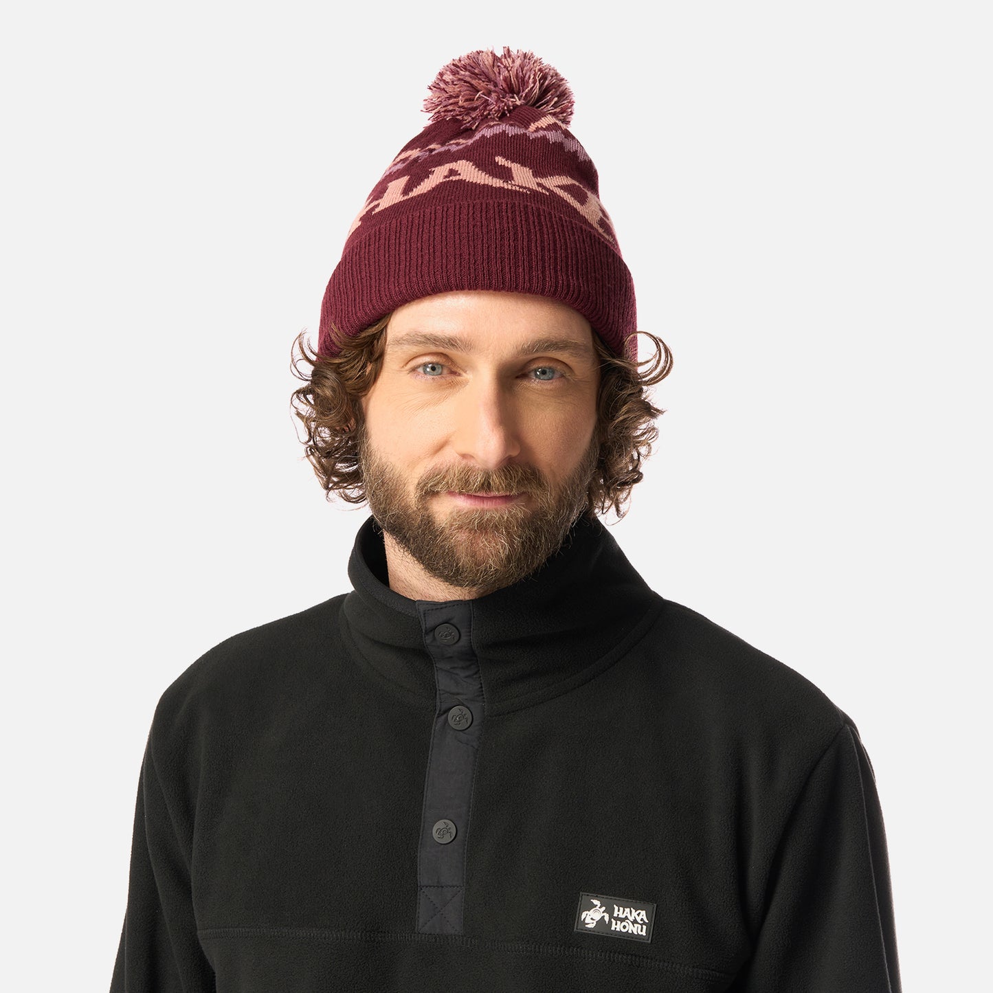 Gorro Unisex Yeco Logo Burdeo Haka Honu