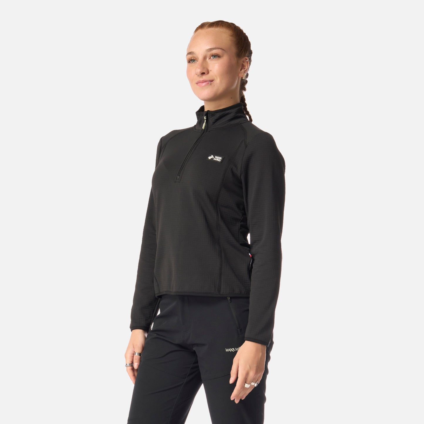 Polerón Mujer Taina Negro Haka Honu