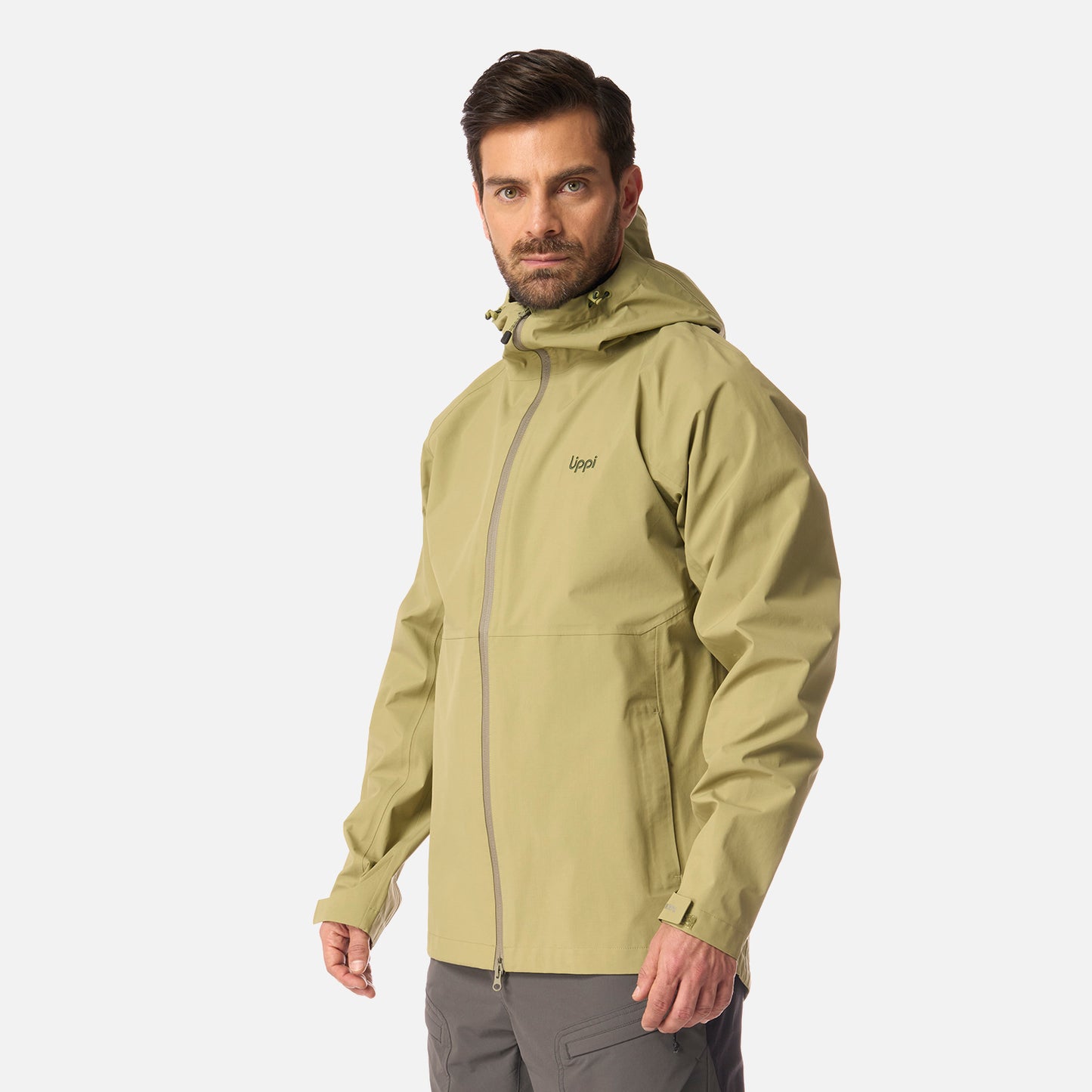 Chaqueta Hombre Alpine B-Dry Hoody Jacket Verde Lippi