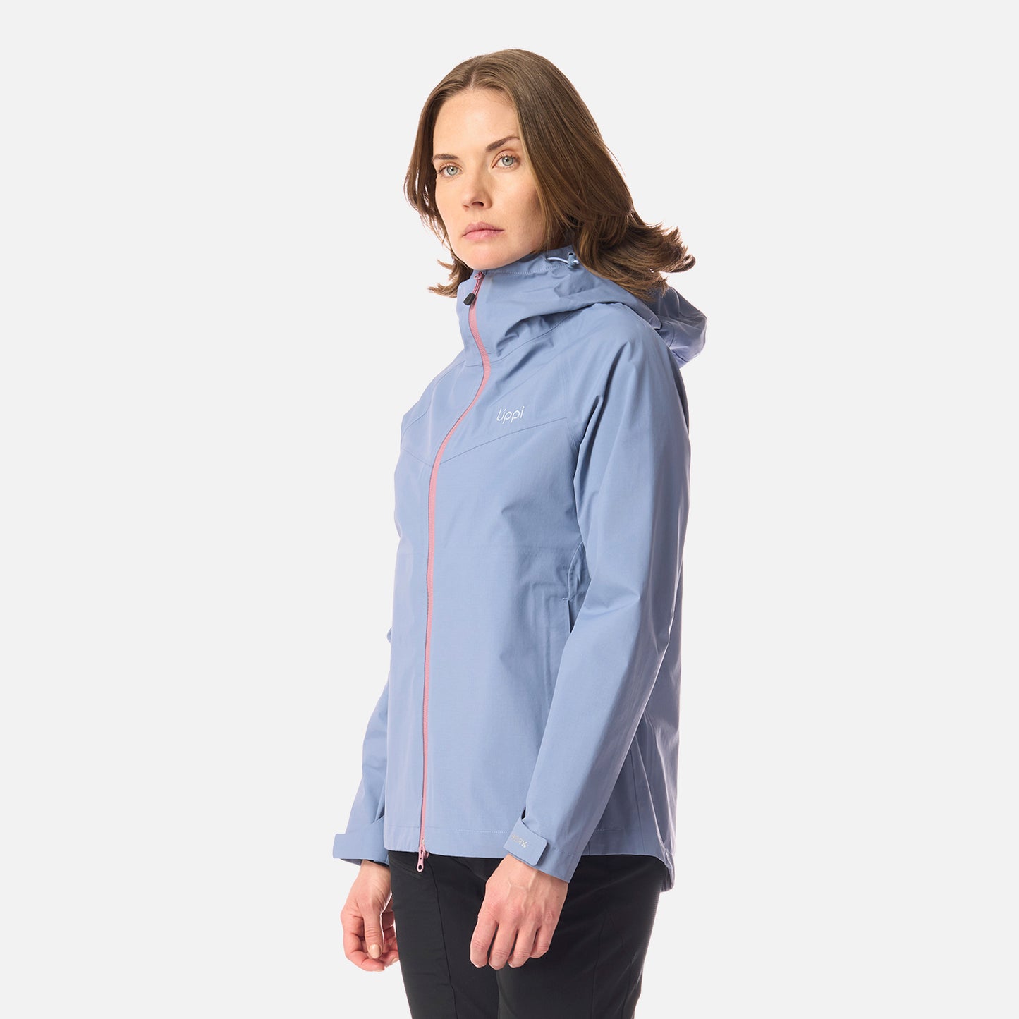 Chaqueta Mujer Alpine B-Dry Hoody Jacket Azul Piedra Lippi