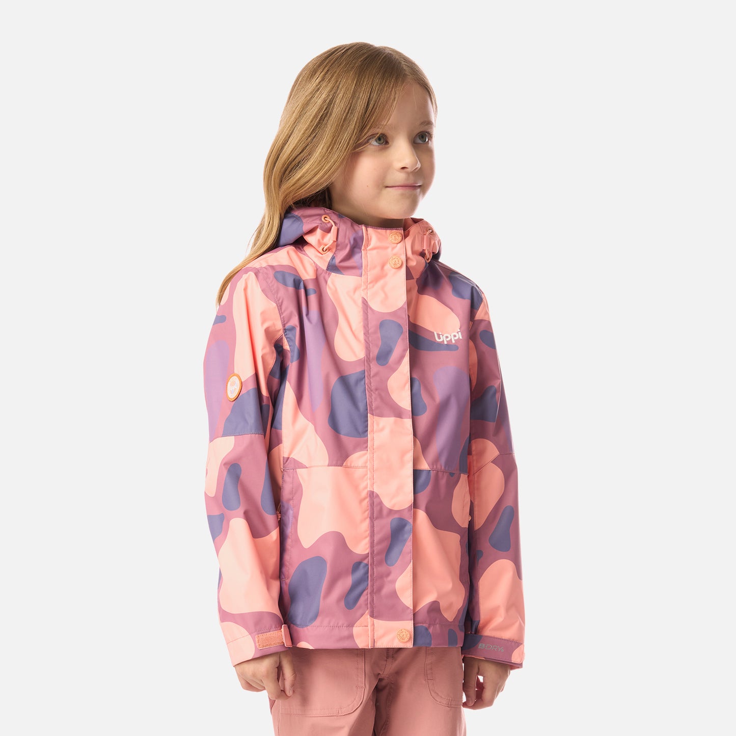 Chaqueta Niña Blizzard B-Dry Hoody Jacket Print Rosa Oscuro Lippi