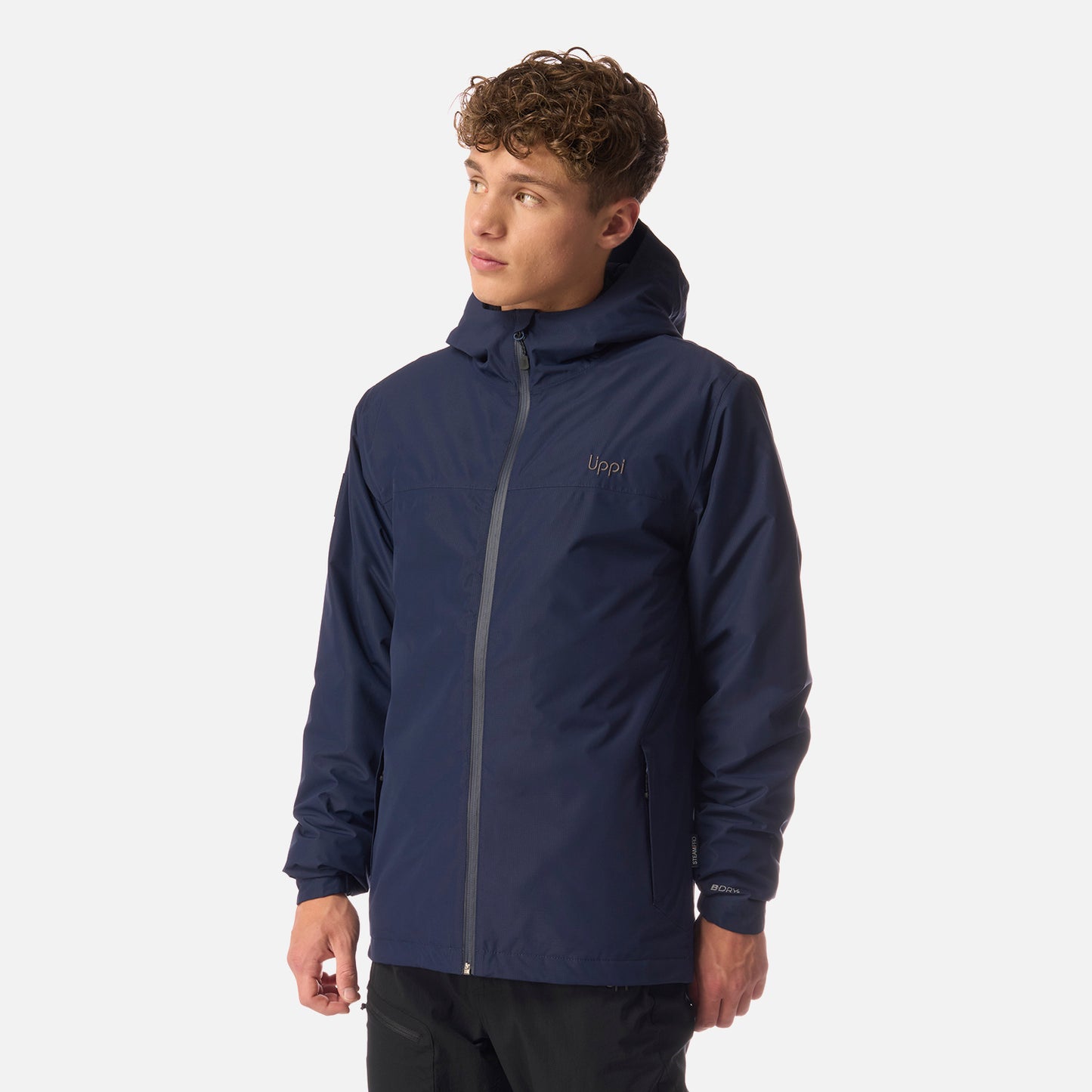 Chaqueta Teen Boy Cold Place B-Dry Hoody Jacket Azul Marino Lippi