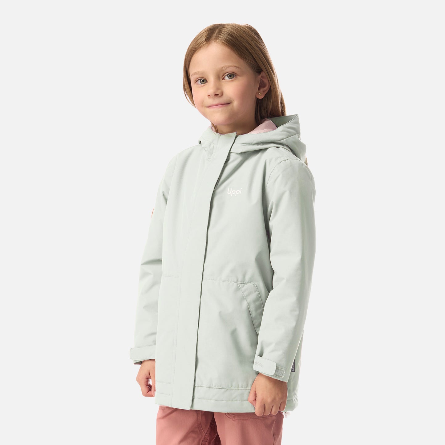 Chaqueta Niña Cold Place B-Dry Hoody Jacket Verde Agua Lippi