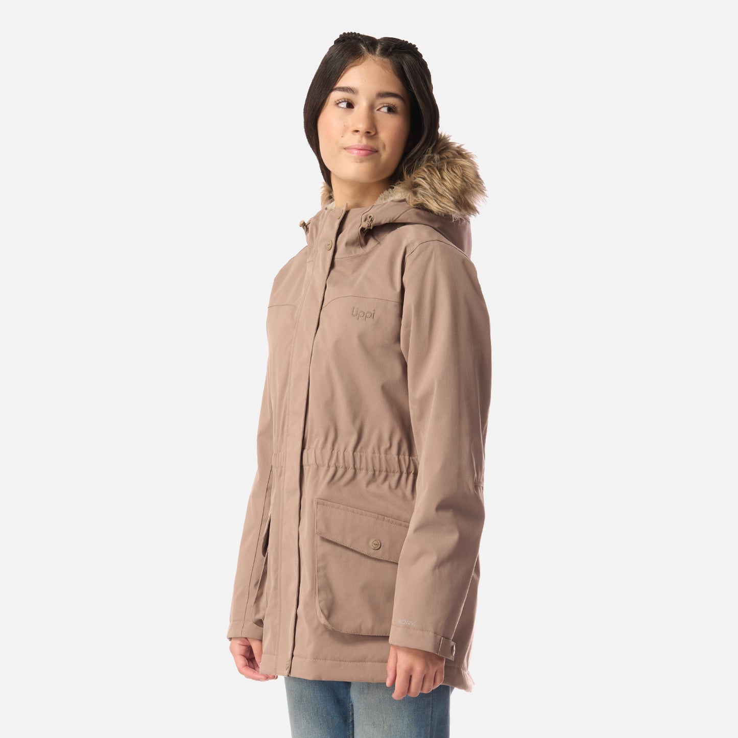 Chaqueta Teen Girl Roble B-Dry Hoody Jacket Canela Lippi
