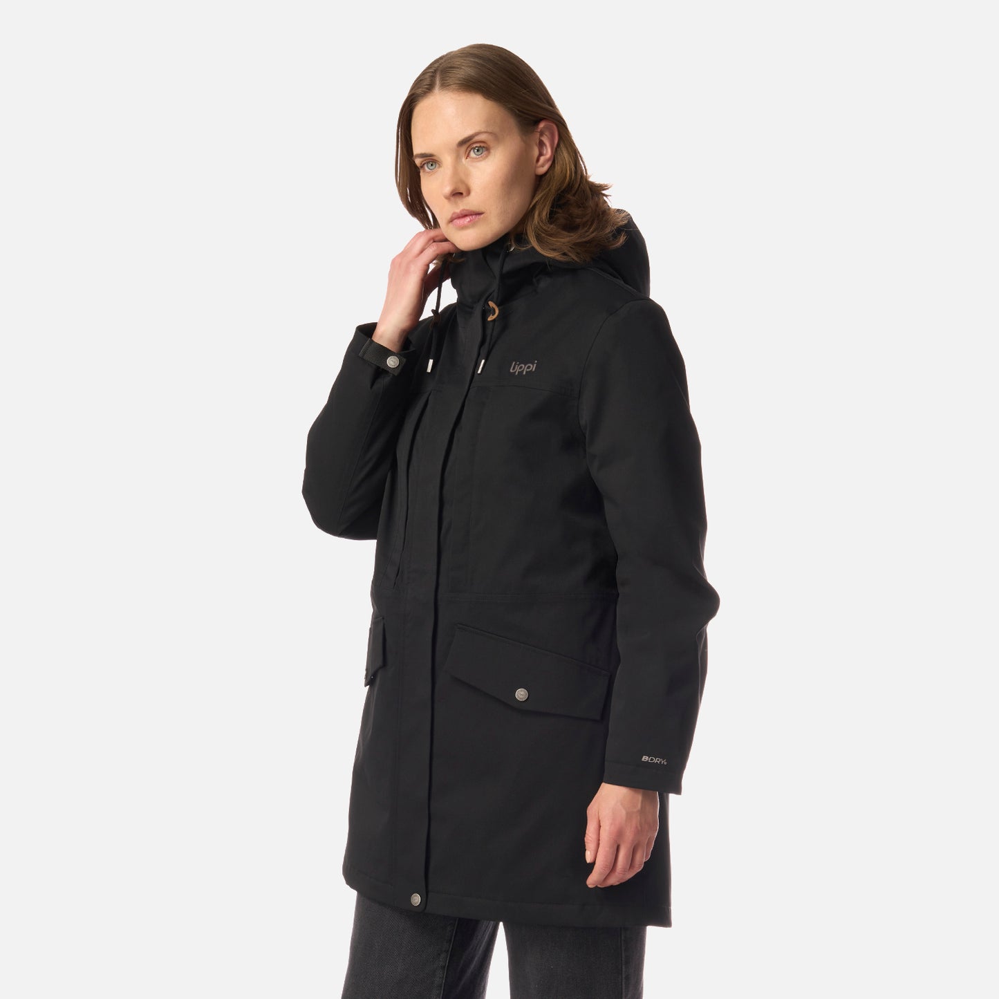 Chaqueta Mujer DayBreak B-Dry Jacket Negro Lippi