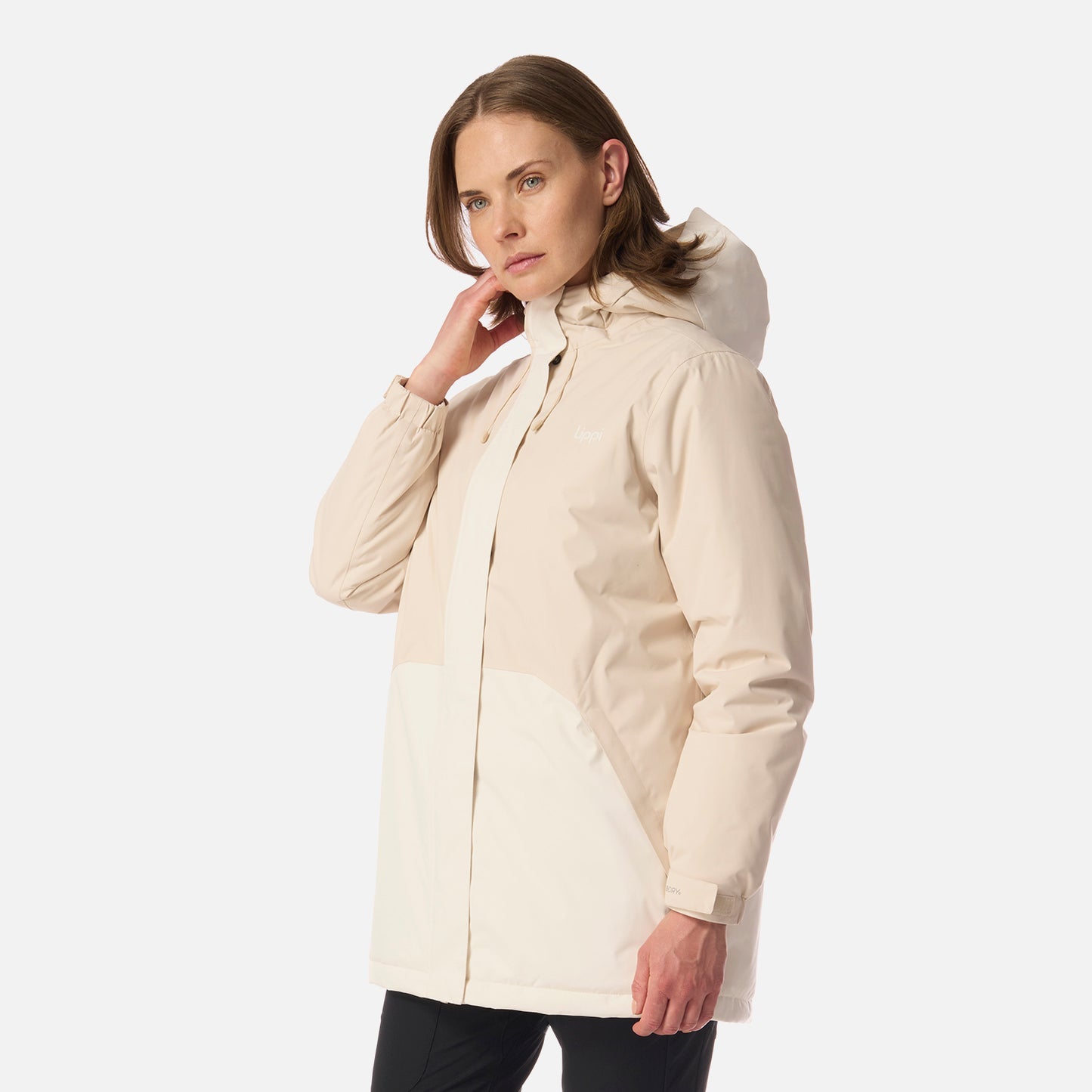 Chaqueta Mujer Gunther B-Dry Hoody Jacket Beige Lippi