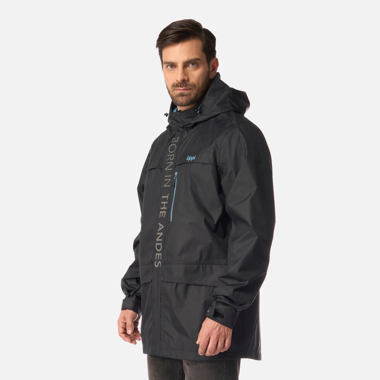 Chaqueta Hombre Streetwise B-Dry Hoody Jacket Negro Lippi