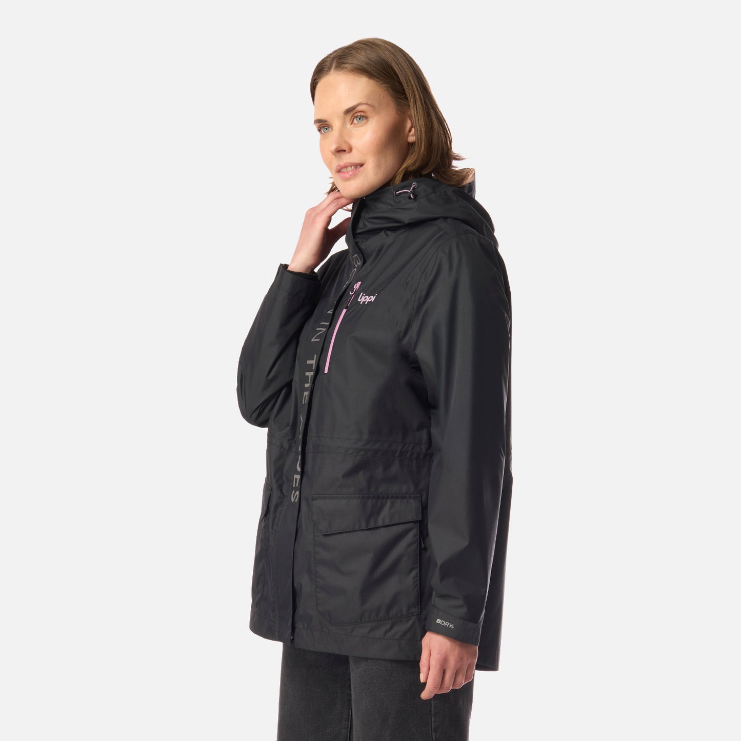 Chaqueta Mujer Streetwise B-Dry Hoody Jacket Negro Lippi