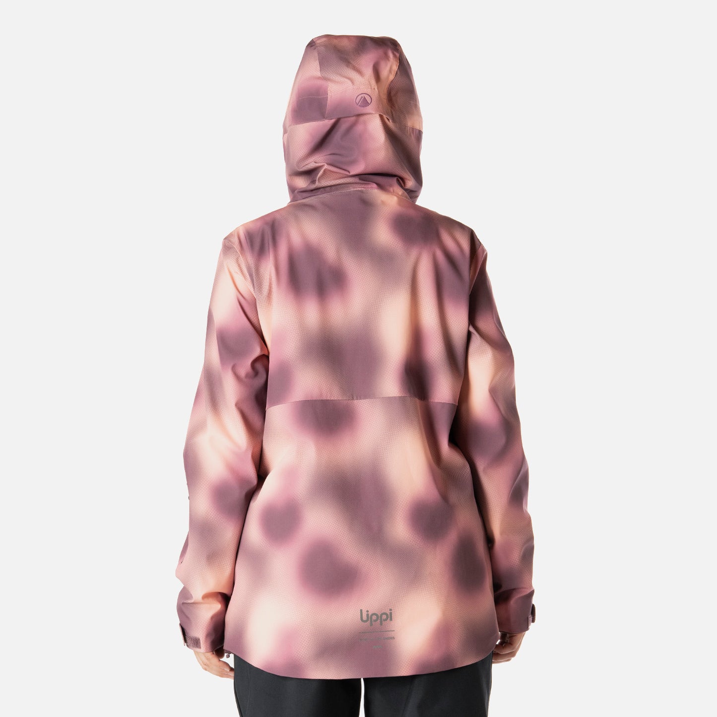 Chaqueta Mujer SkiVenture B-Dry Hoody Jacket Print Vino Lippi