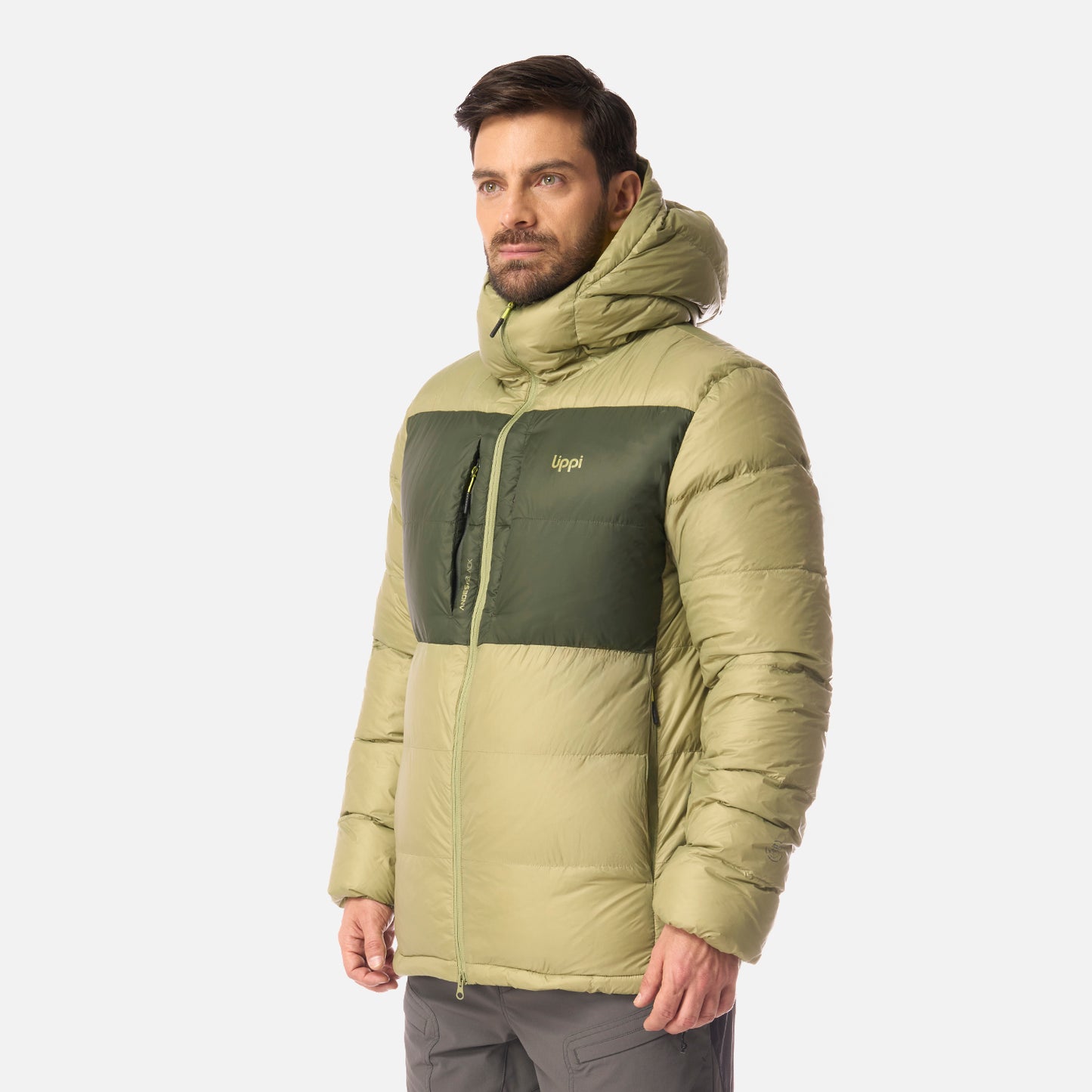 Chaqueta Hombre Reichert Down Hoody Jacket Verde Lippi