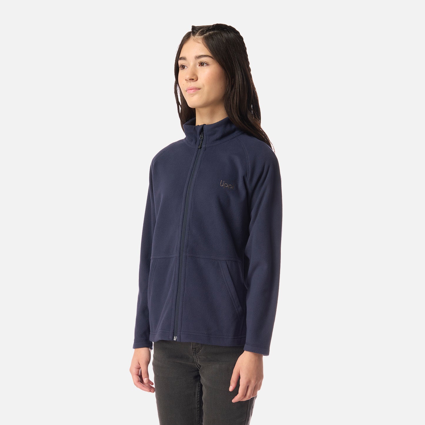 Polar Teen Girl Cold Day Therm-Pro Full Zip Jacket Azul Marino Lippi