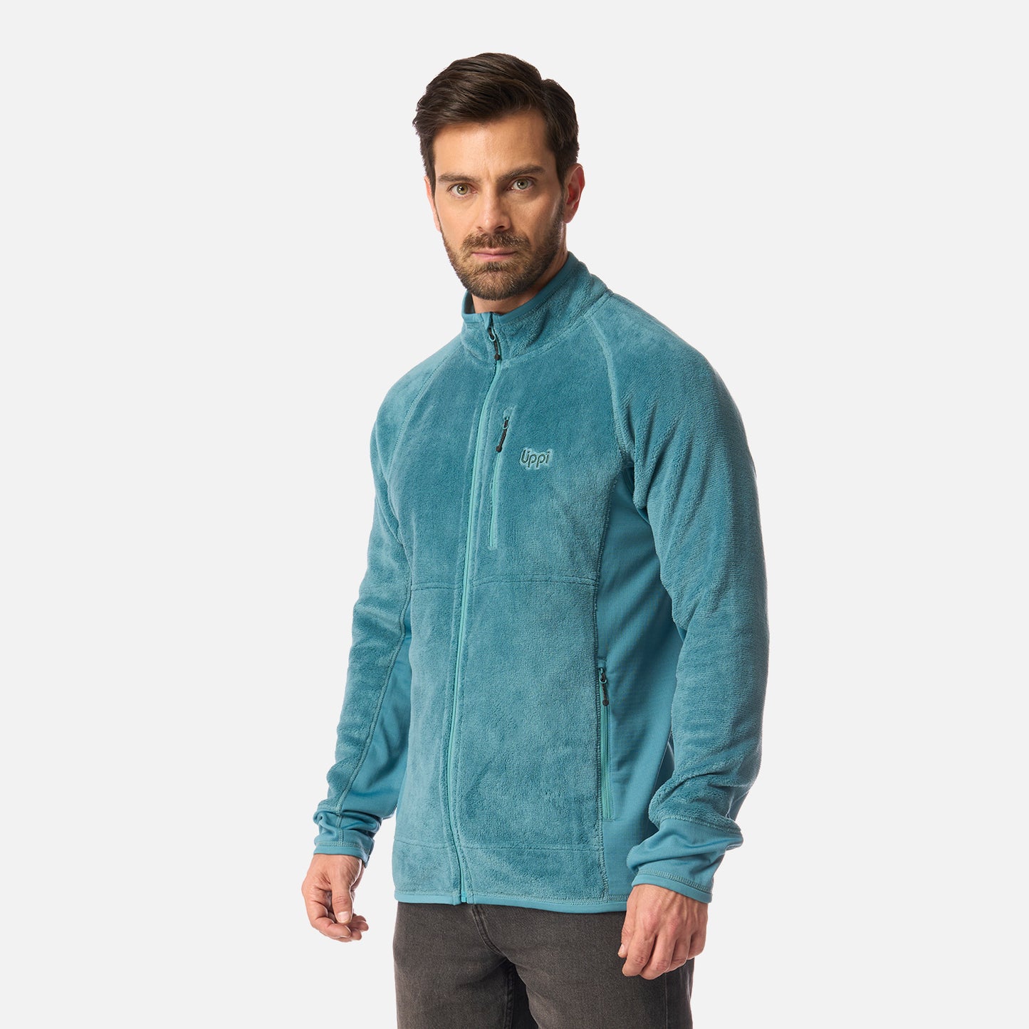 Polar Hombre Numan Shaggy-Pro Jacket Petroleo Claro Lippi