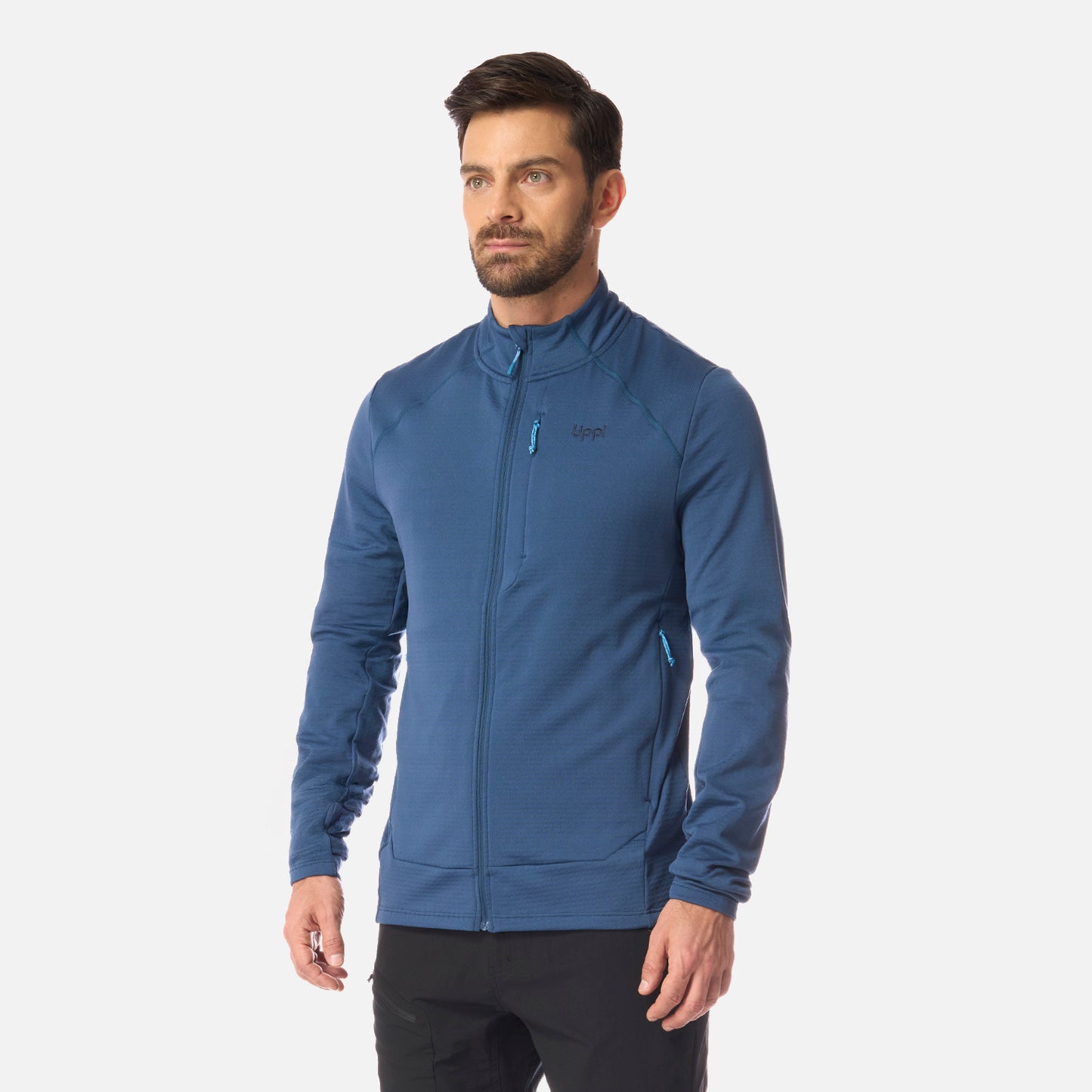 Polerón Hombre Viedma 1000 Nano-F Full Zip Azul Oscuro Lippi