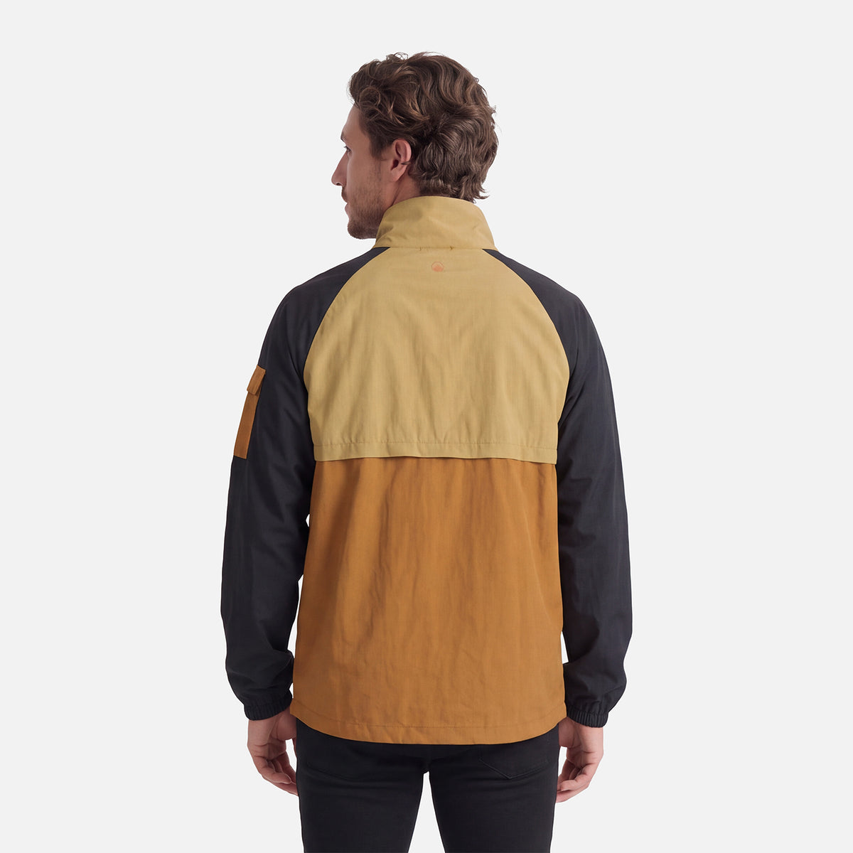 Chaqueta Hombre WindCity WindBreaker 1/4 Zip Jacket Cafe Claro Lippi