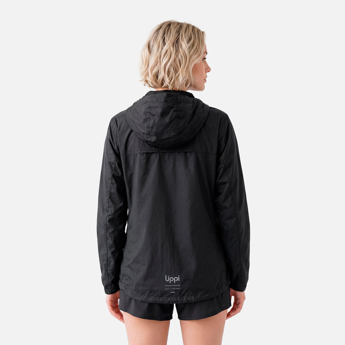 Chaqueta Mujer Nightfall SL Windbreaker Hoody Jacket Negro Lippi