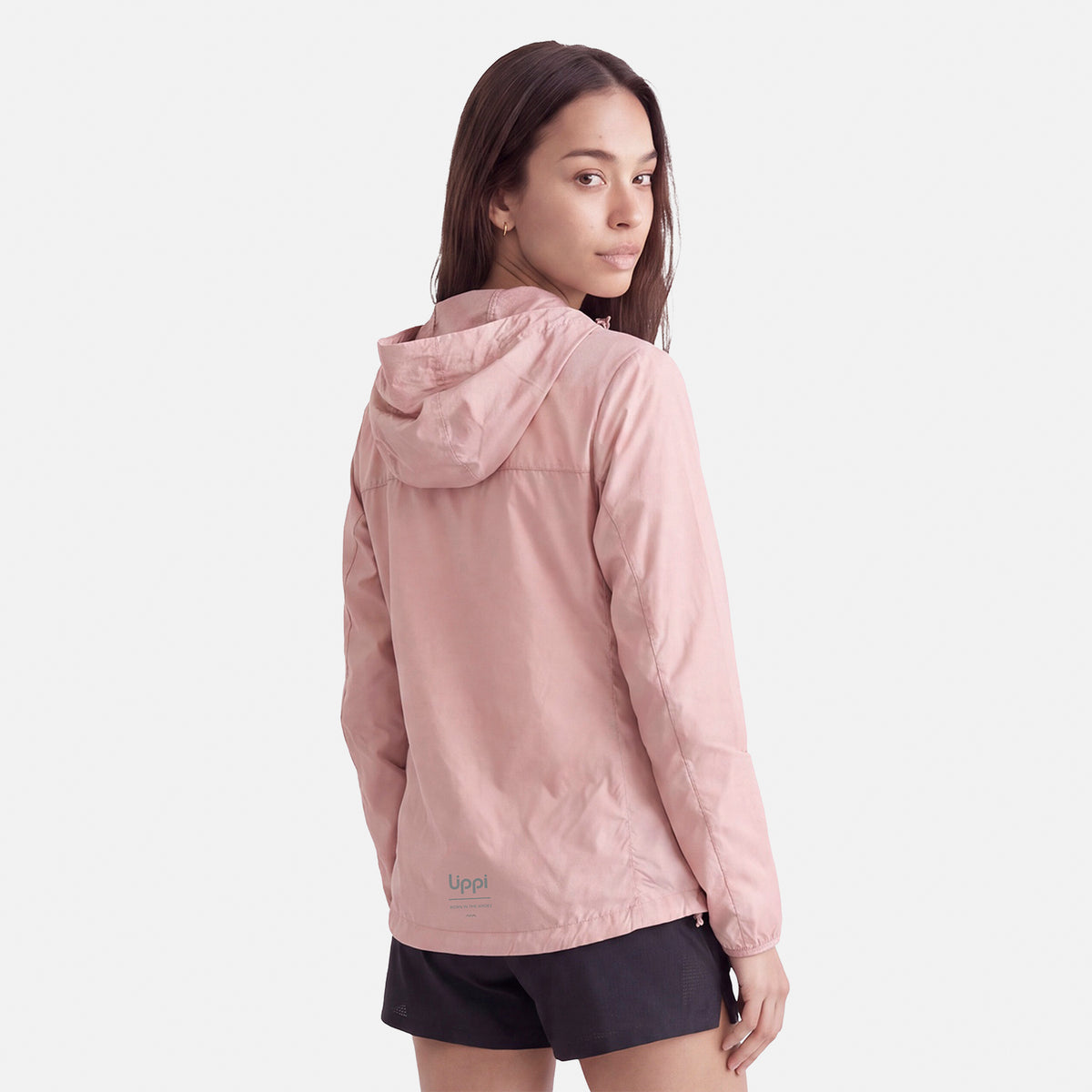 Chaqueta Mujer Nightfall SL Windbreaker Hoody Jacket Rosado Lippi