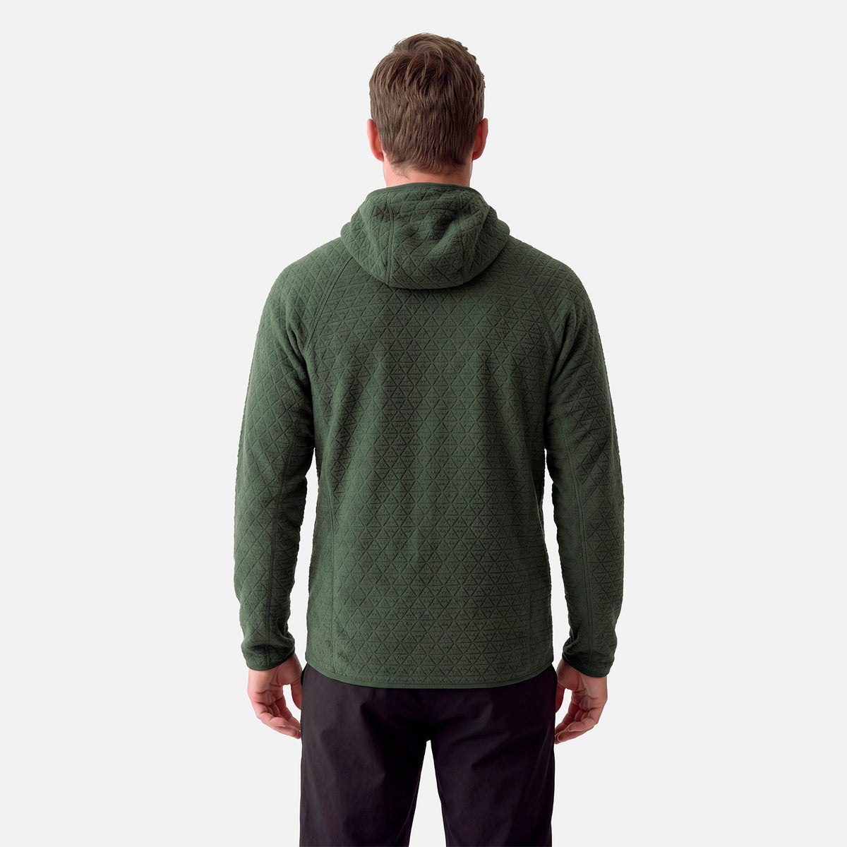 Polerón Hombre Jacaranda Nano-F Full Zip Hoody Verde Militar Lippi