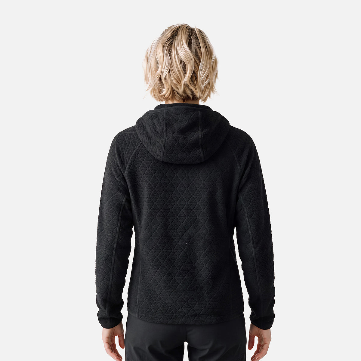 Polerón Mujer Jacaranda Nano-F Full Zip Hoody Negro Lippi