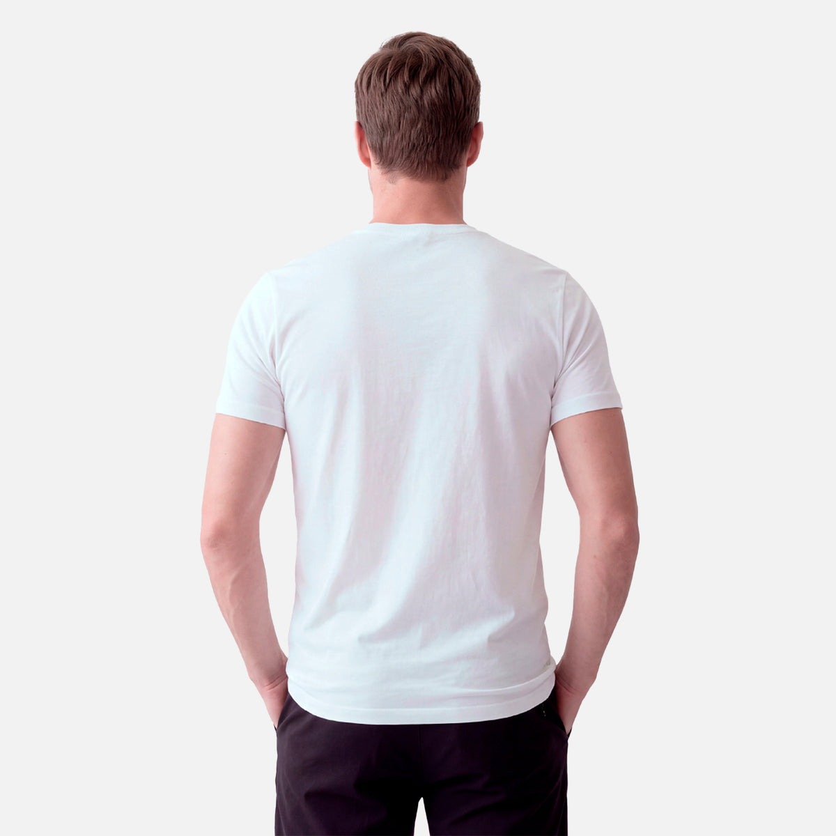 Polera Hombre Ulmo Front Print T-Shirt Blanco Lippi