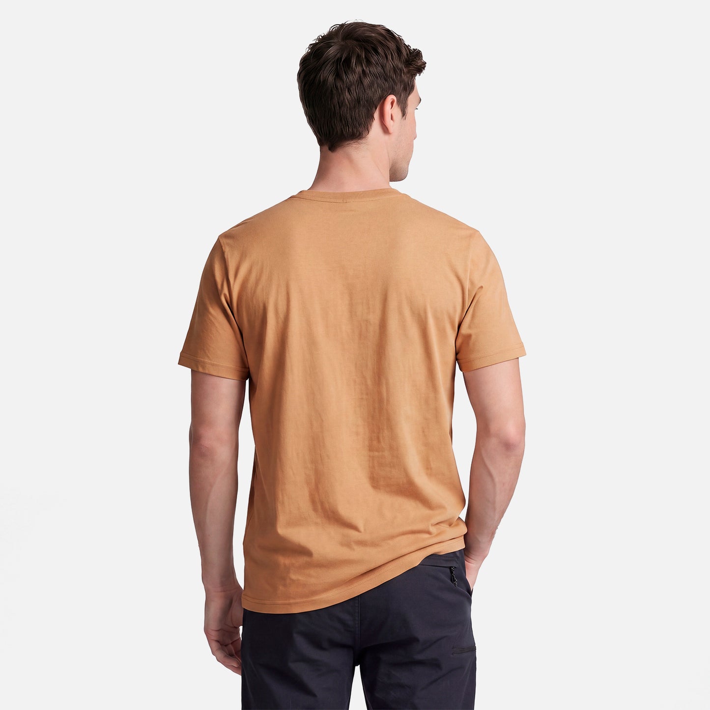 Polera Hombre Ulmo Front Print T-Shirt Camel Lippi