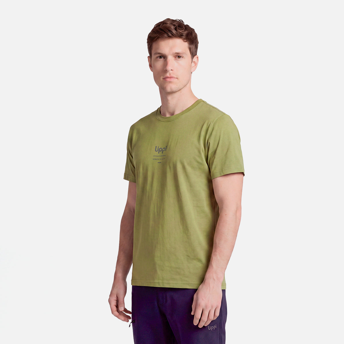 Polera Hombre Ulmo Sorona T-Shirt Verde Lippi