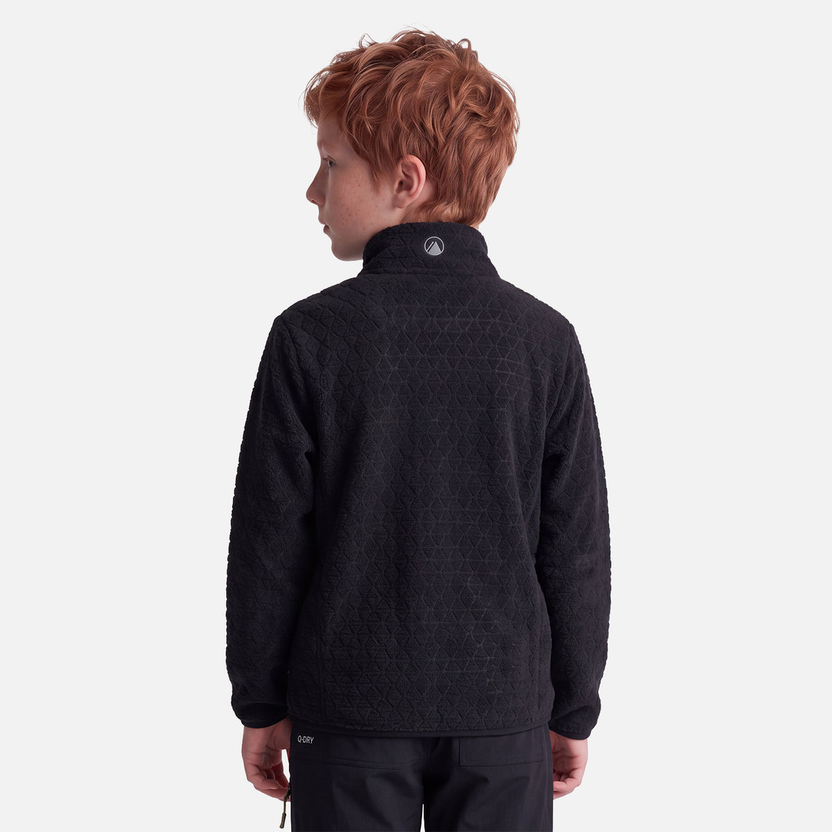 Polerón Teen Boy Jacaranda Nano-F 1/4 Zip Negro Lippi