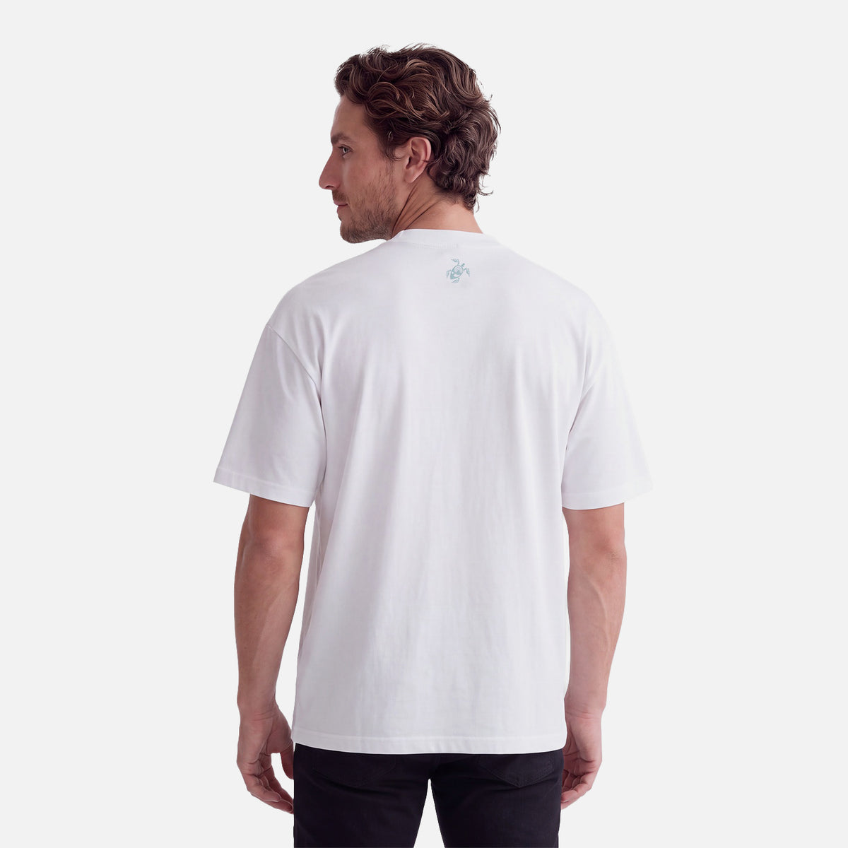 Polera Hombre Polo Blanco Haka Honu