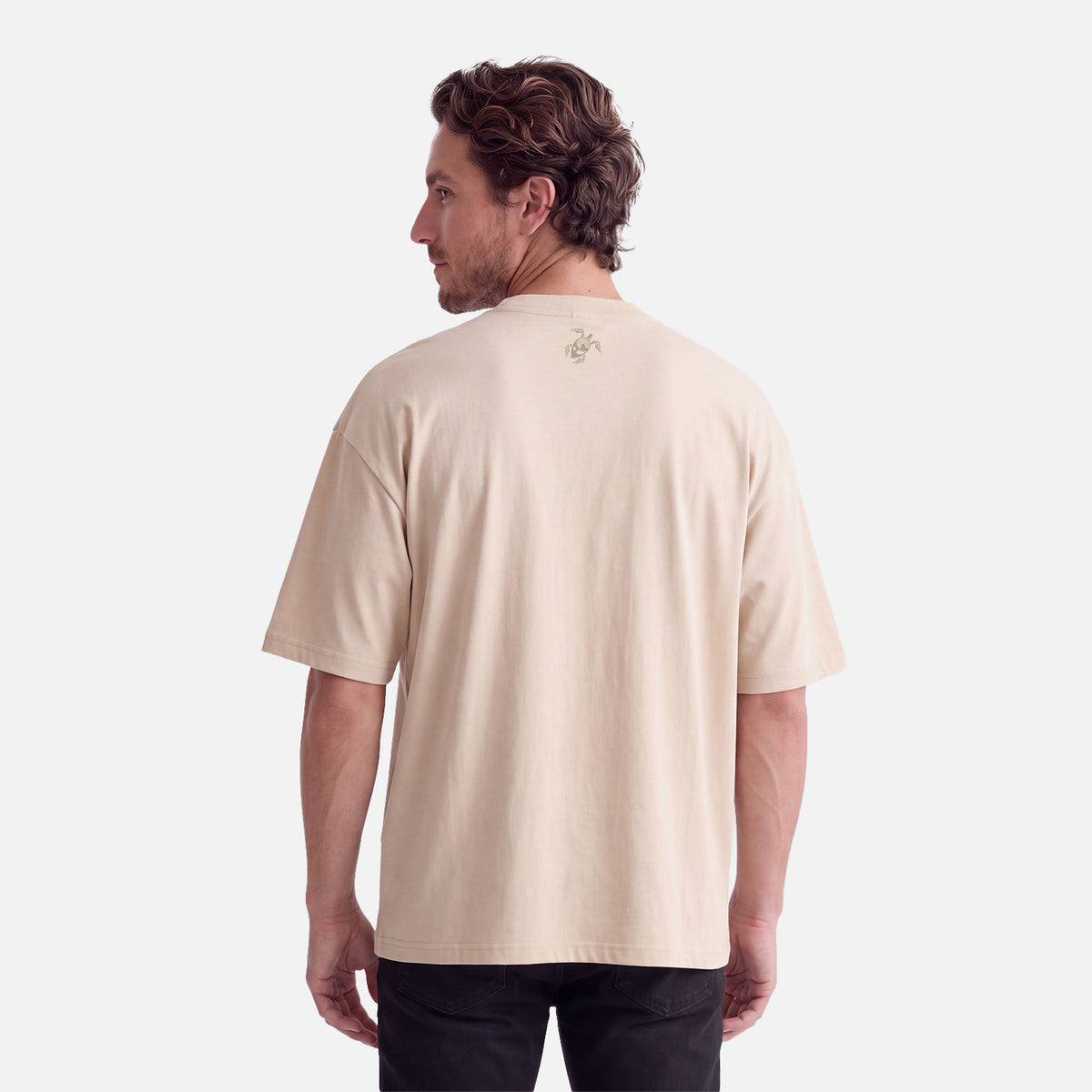 Polera Hombre Polo Crema Haka Honu