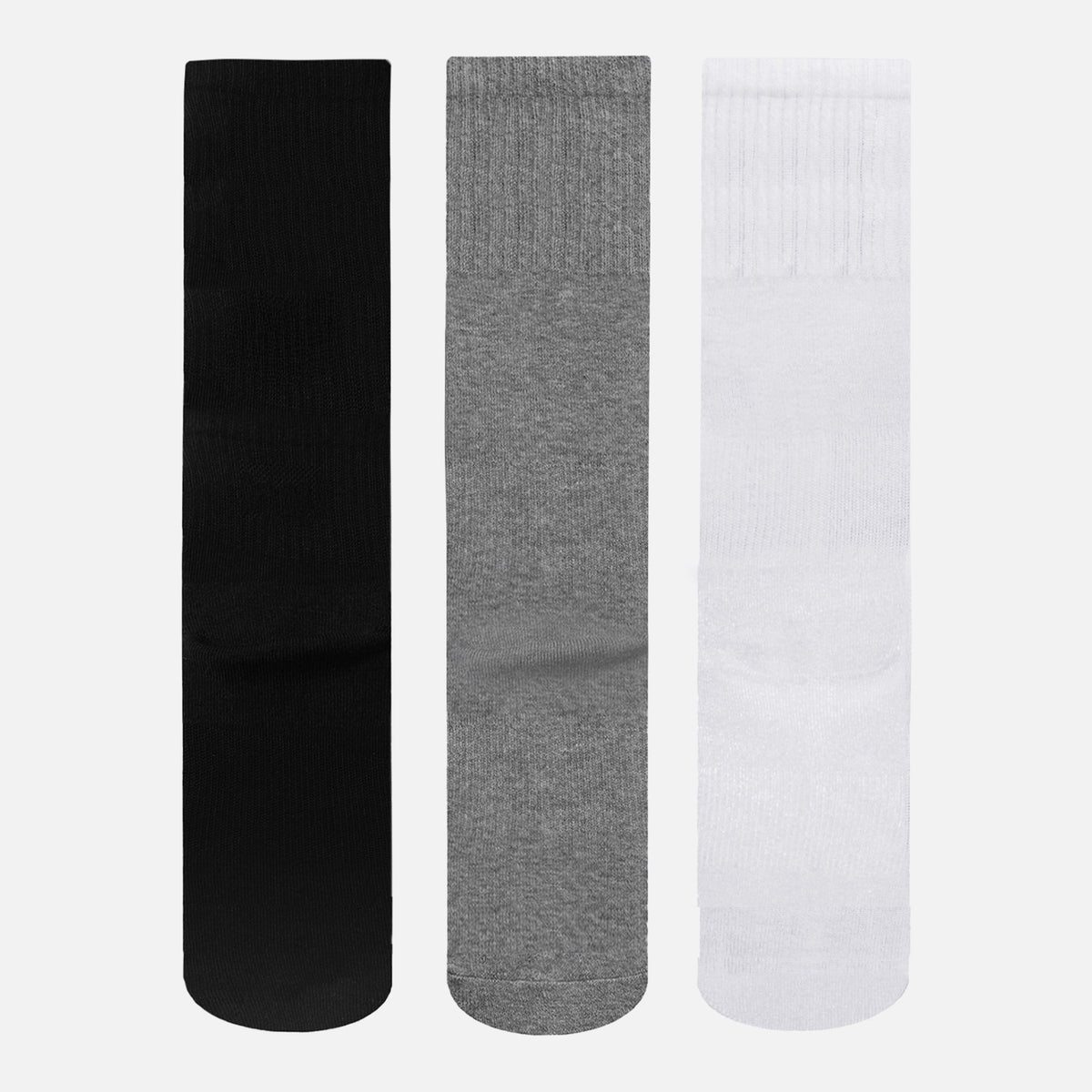 Calcetines Unisex Las Tres Puntas Pack Largo Blanco / Negro / Gris Haka Honu
