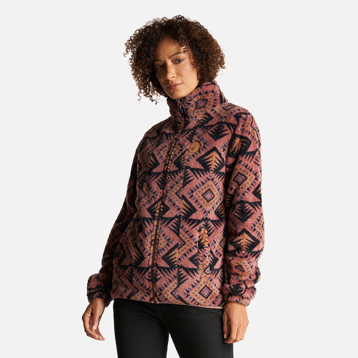 Chaqueta Mujer Caluro-Sin Print Rosa Haka Honu