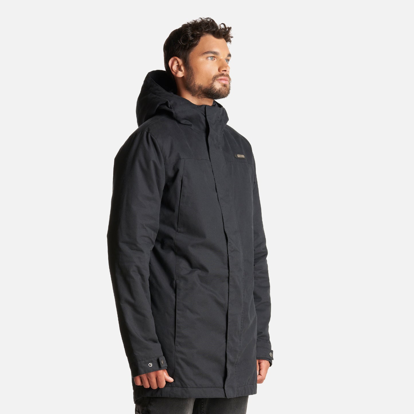 Chaqueta Hombre Peumo Canvas Hoody Jacket Negro Lippi