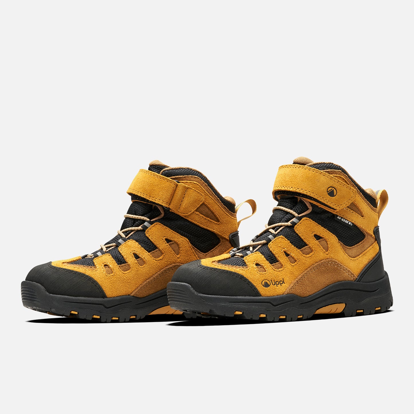 Botín Hombre Puelo Cs Hi Velcro Negro / Mostaza Lippi