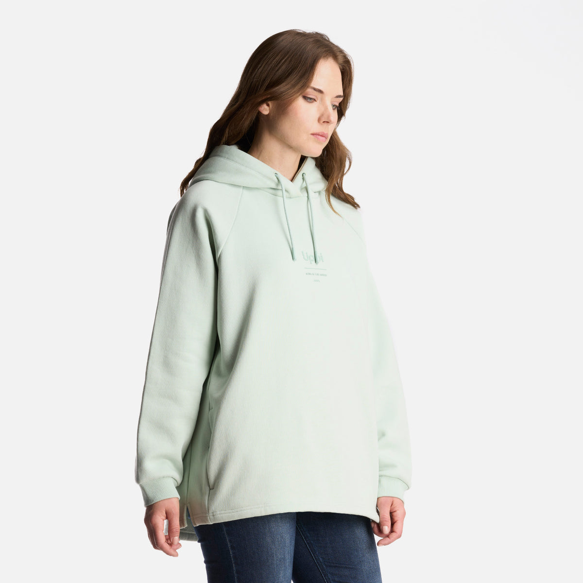 Poleron Mujer Heavy Duty Hoody Sweatshirt Menta Lippi