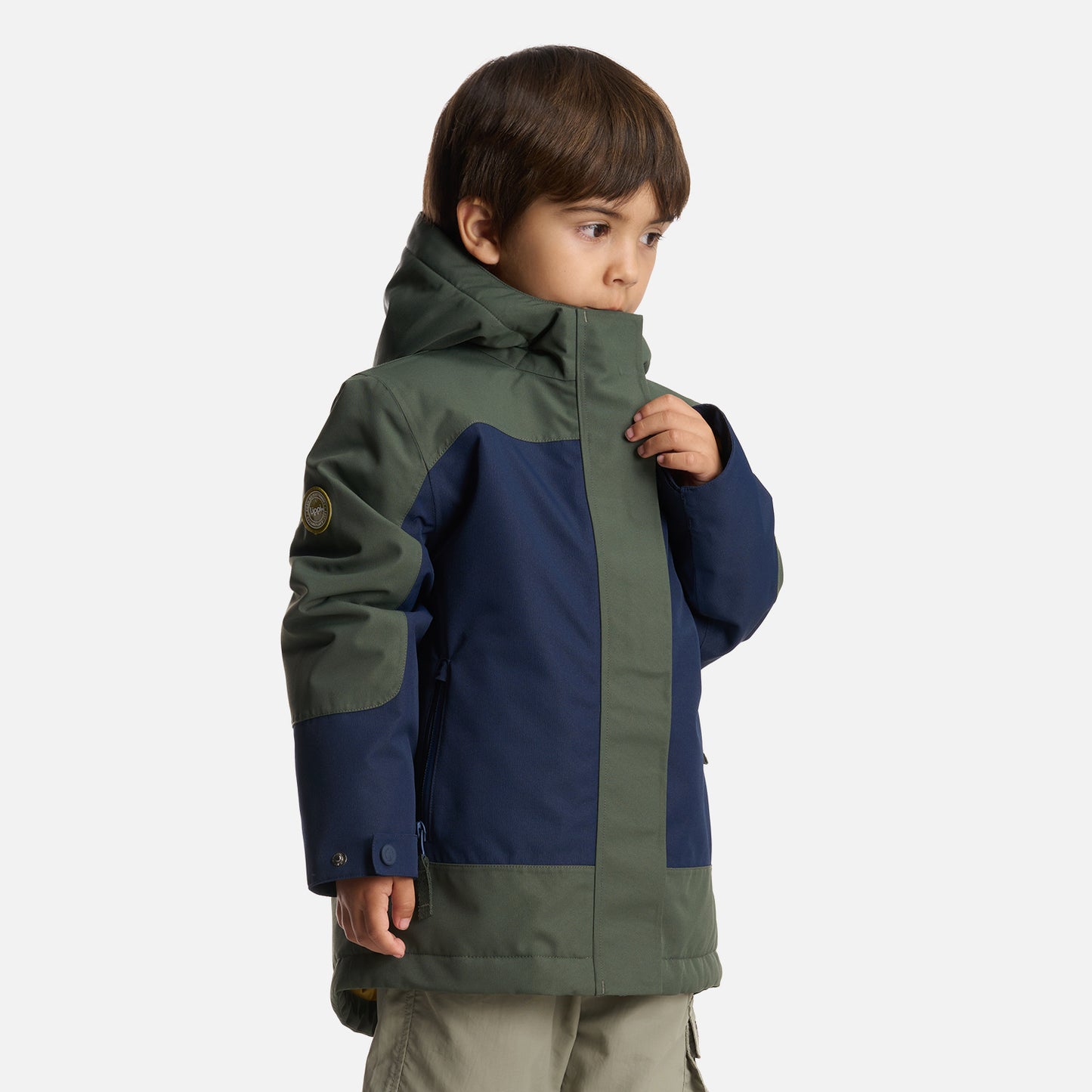 Chaqueta Niño Andes Snow B-Dry Hoody Jacket Azul Marino Lippi