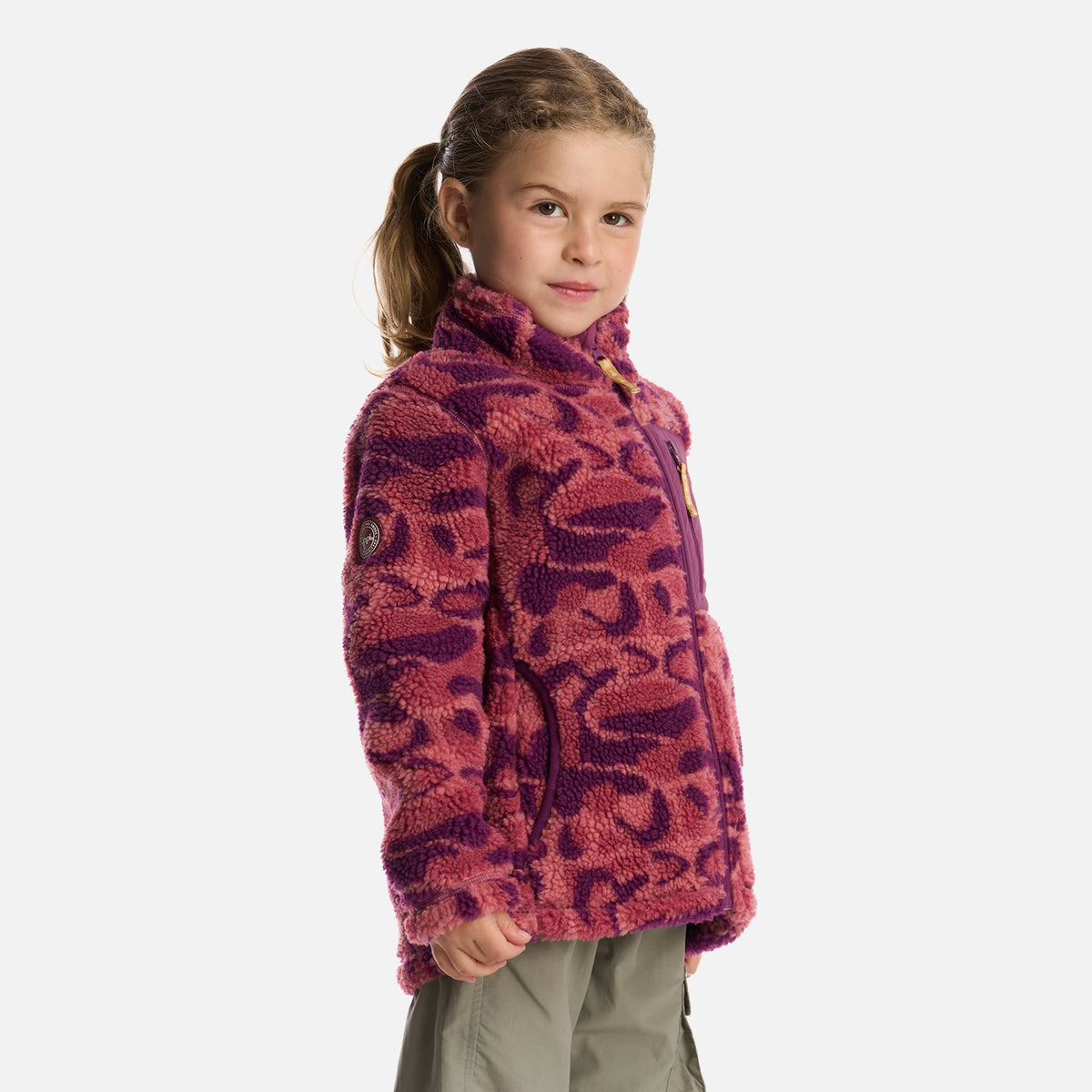 Chaqueta Niña Glaciar Sherpa-Pro Jacket Print Rosa Lippi