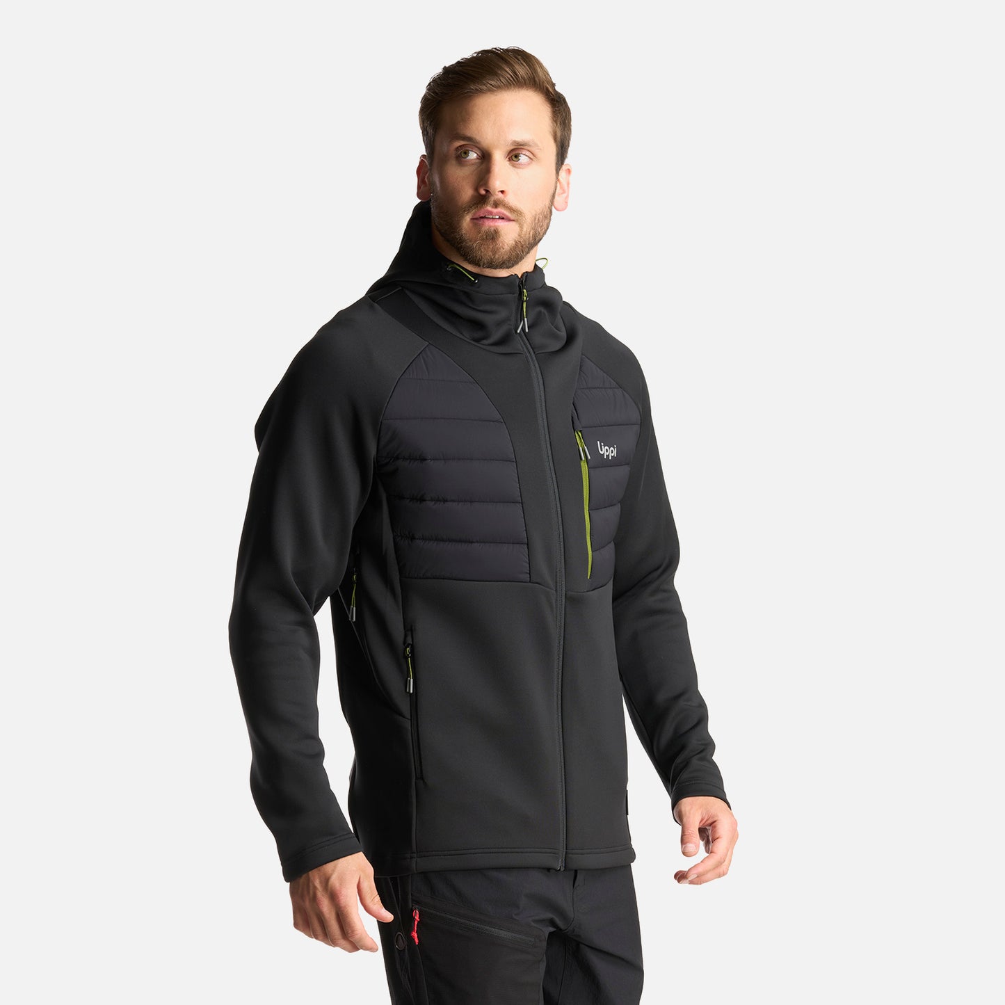 Chaqueta Hombre ColdMove WindBreaker SteamPro Hoody Jacket Negro Lippi