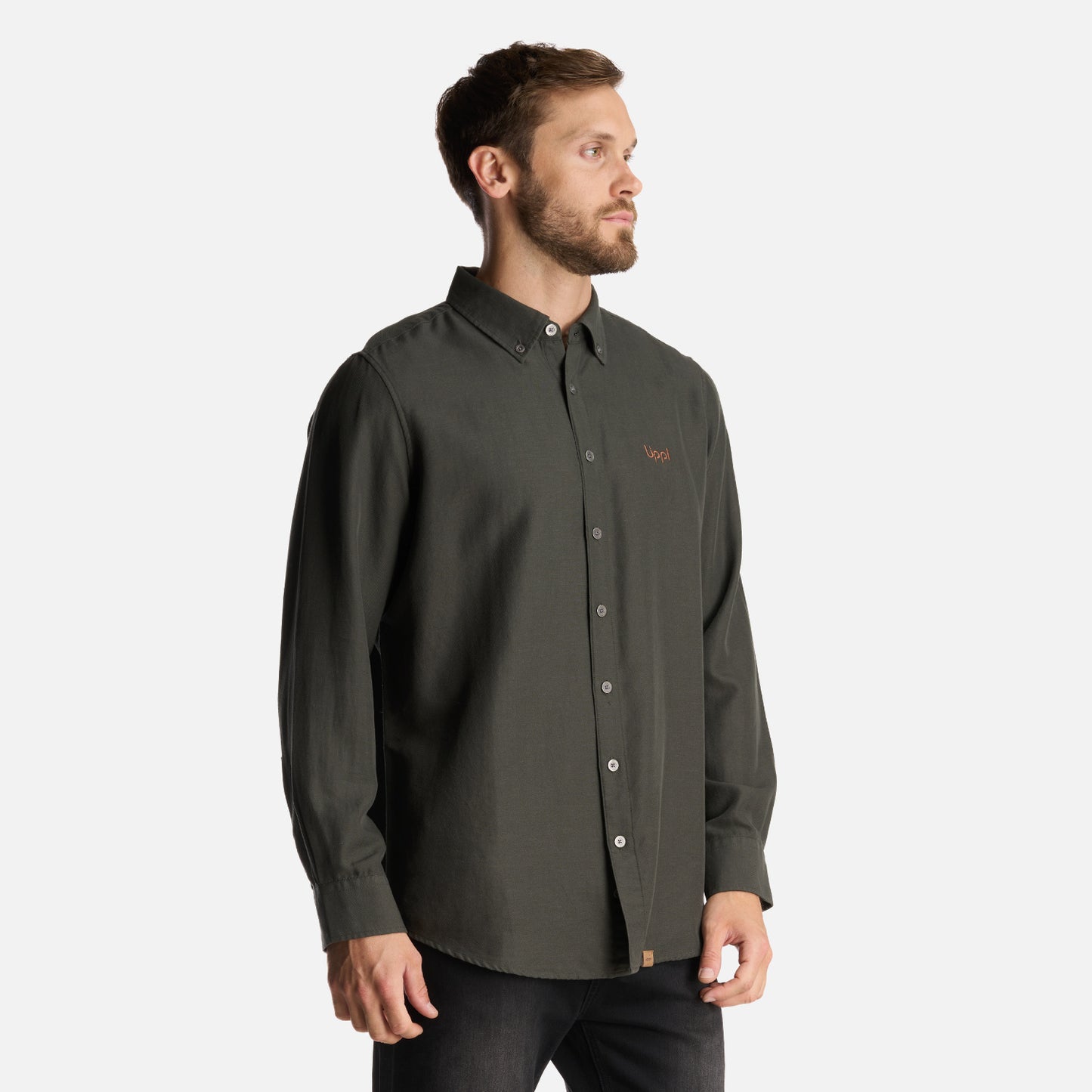 Camisa Hombre DayBreak B-Dry Shirt Verde Militar Lippi