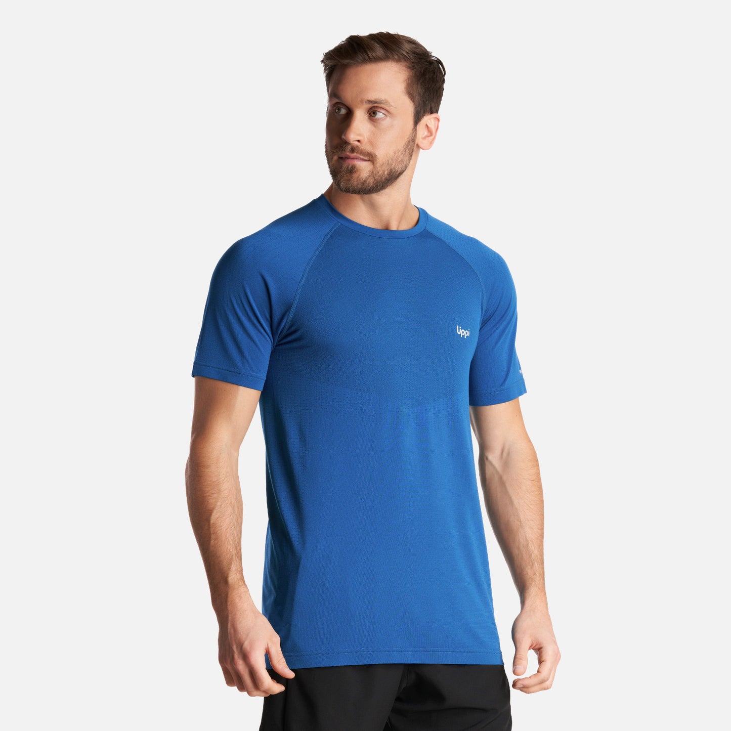 Polera Hombre Essential Sport T-Shirt Azul Lippi