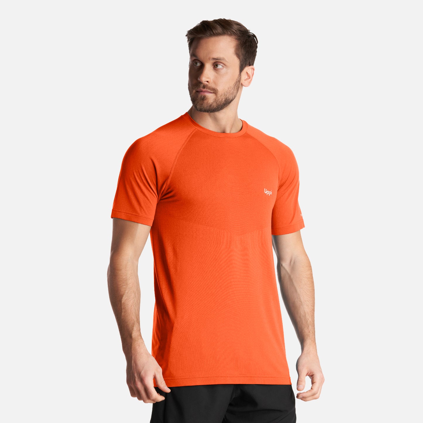 Polera Hombre Essential Sport T-Shirt Rojo Anaranjado Lippi