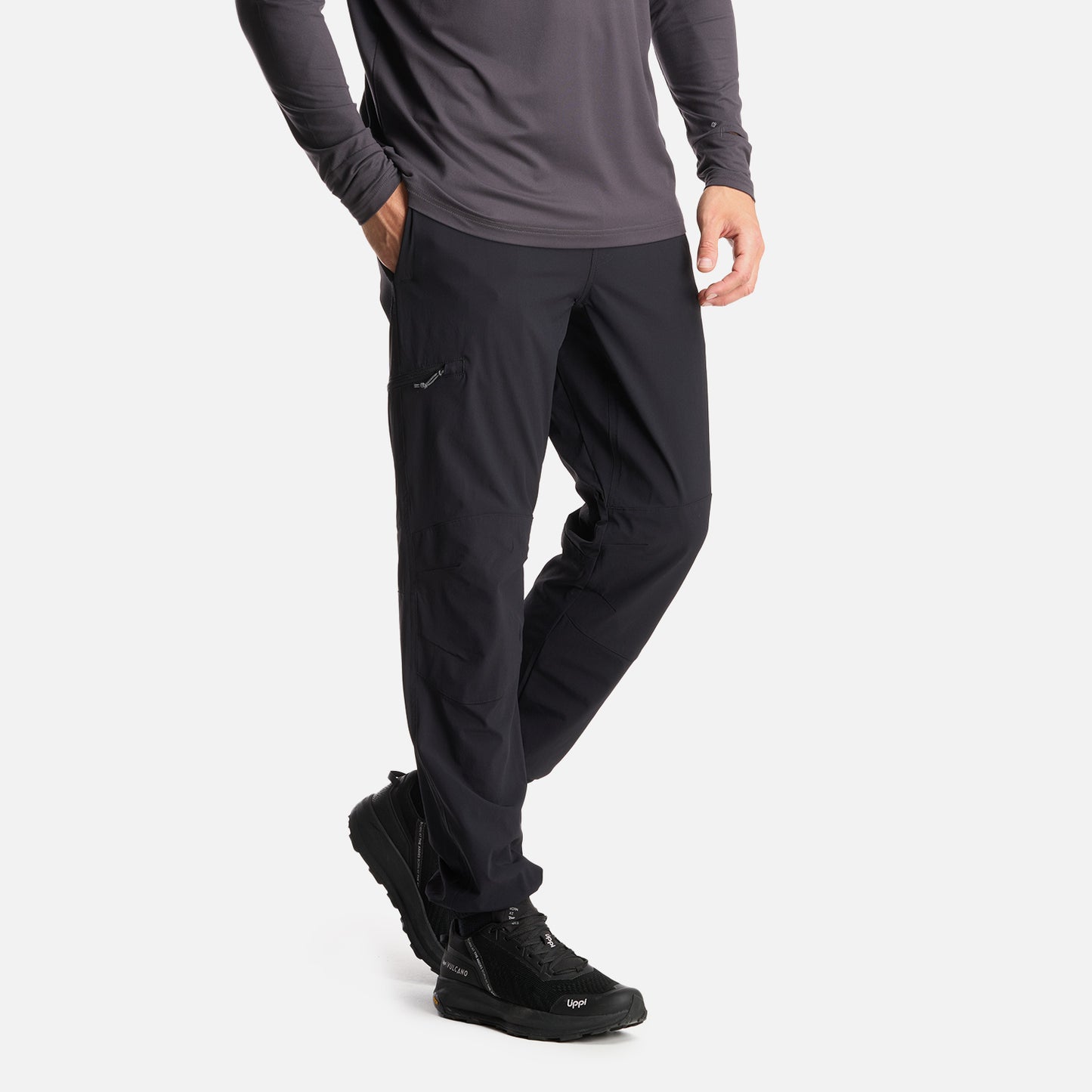 Pantalon Hombre PureTrek Q-Dry Pants Negro Lippi