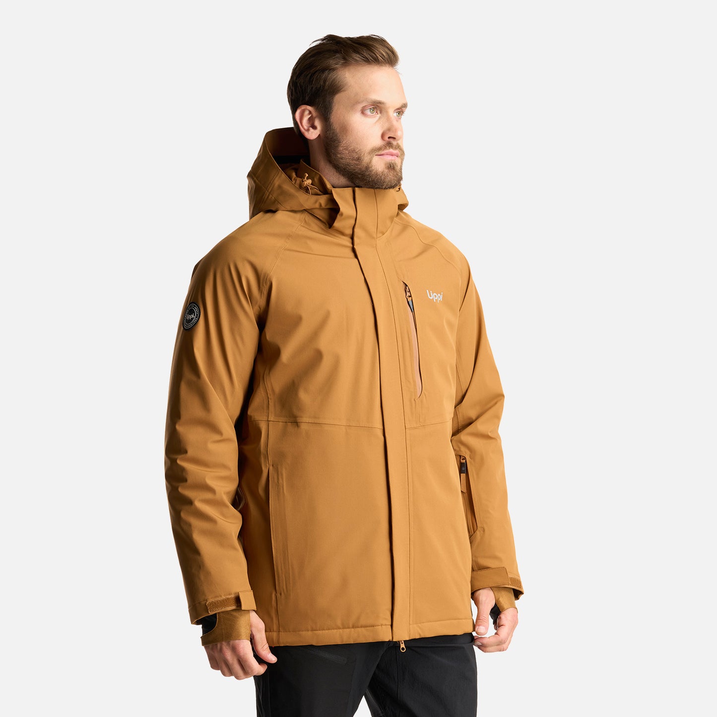 Chaqueta Hombre Andes B-Dry Hoody Jacket Cafe Claro Lippi