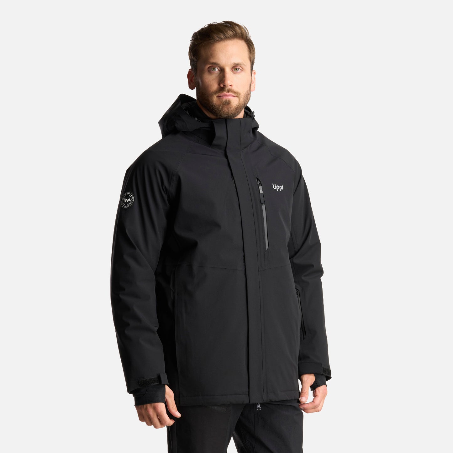 Chaqueta Hombre Andes B-Dry Hoody Jacket Negro Lippi