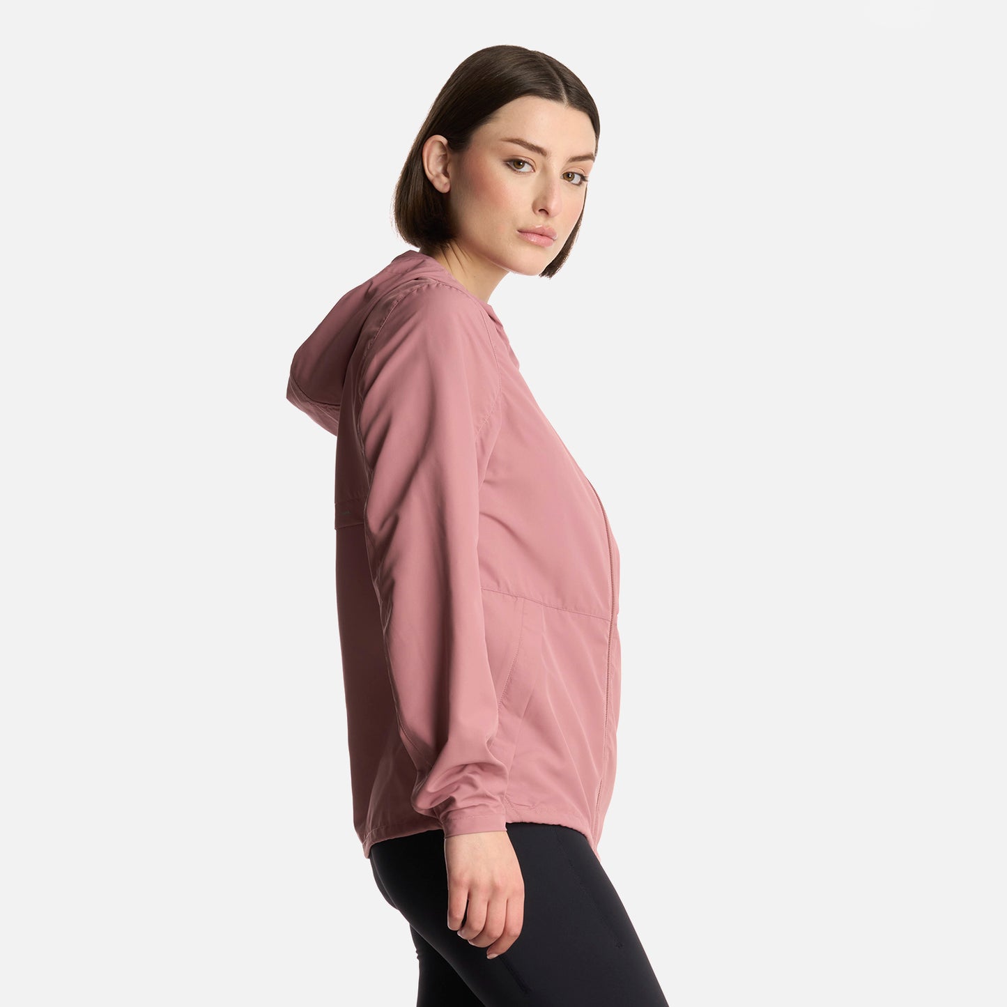 Chaqueta Mujer Nightfall WindBreaker Hoody Jacket Rosa Oscuro Lippi