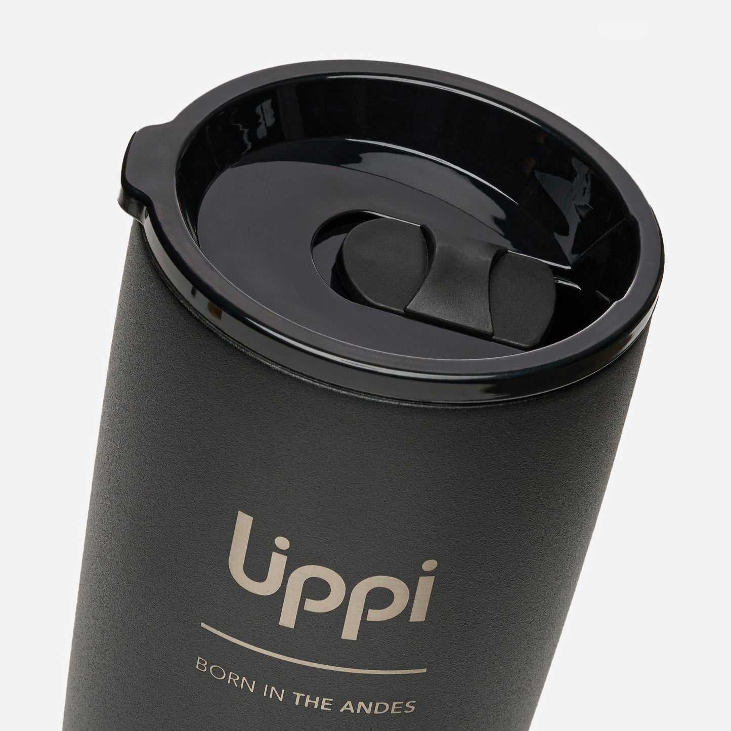 Botella Light Steel Tumbler 600 ml Negro  Lippi