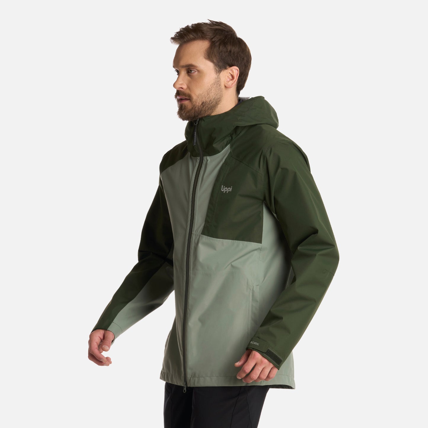 Chaqueta Hombre Shield B-Dry Hoody Jacket Verde Militar Lippi